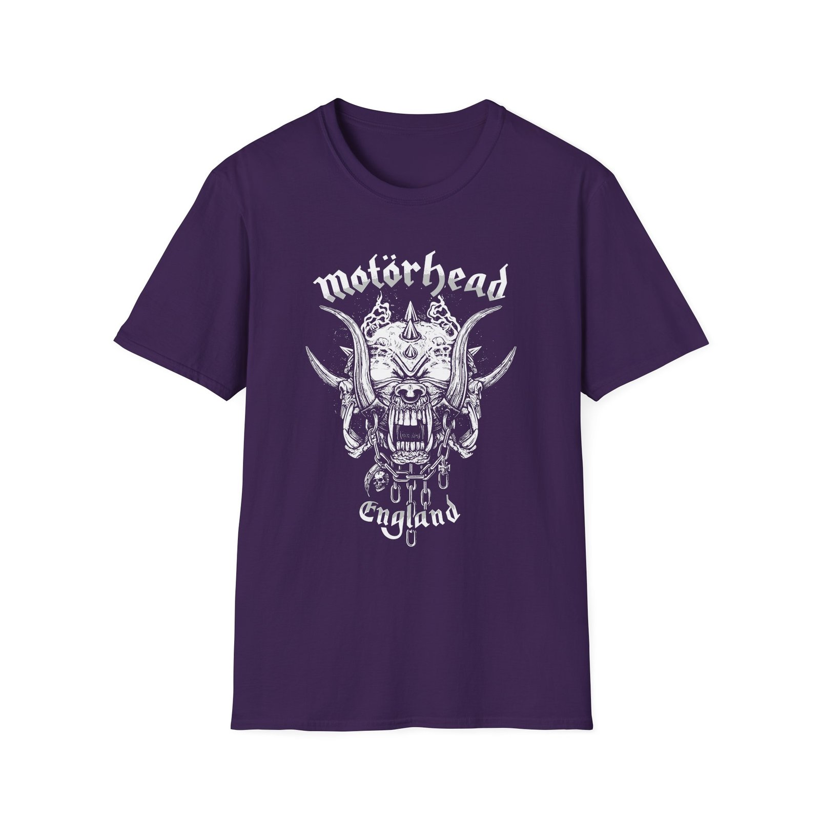 Motorhead Smoking Snaggletooth Unisex Softstyle T-Shirt