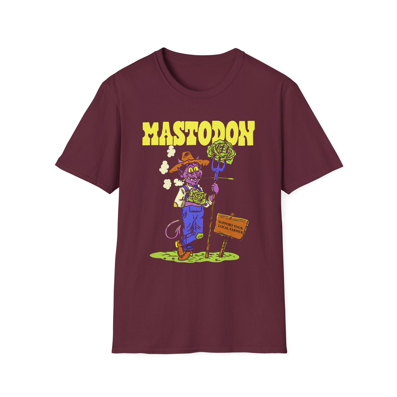 Mastodon Devil's Lettuce Unisex Softstyle T-Shirt