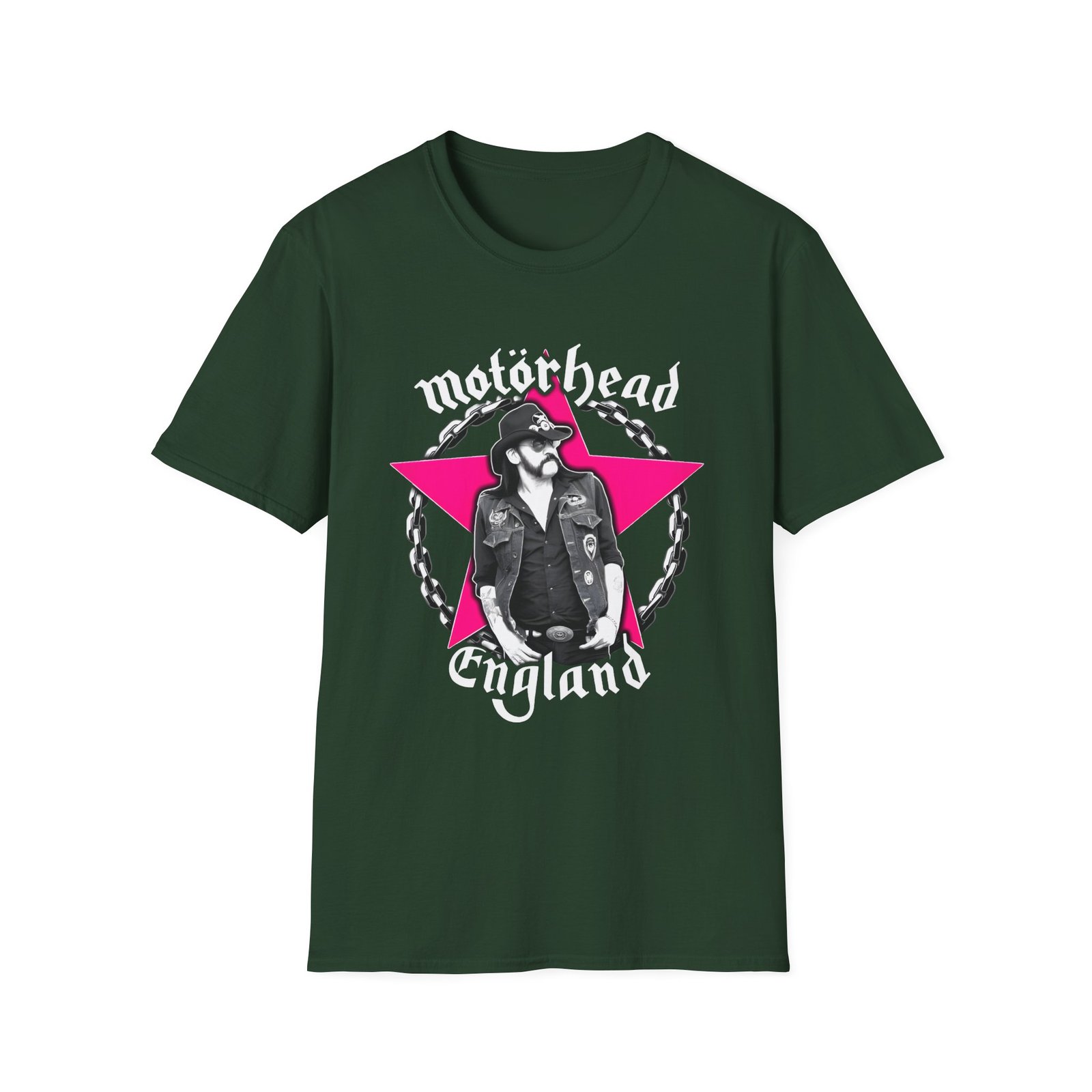 Motorhead Lemmy Star Unisex Softstyle T-Shirt