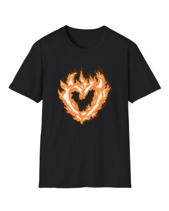 Sapnap Flame Heart Unisex Softstyle T-Shirt