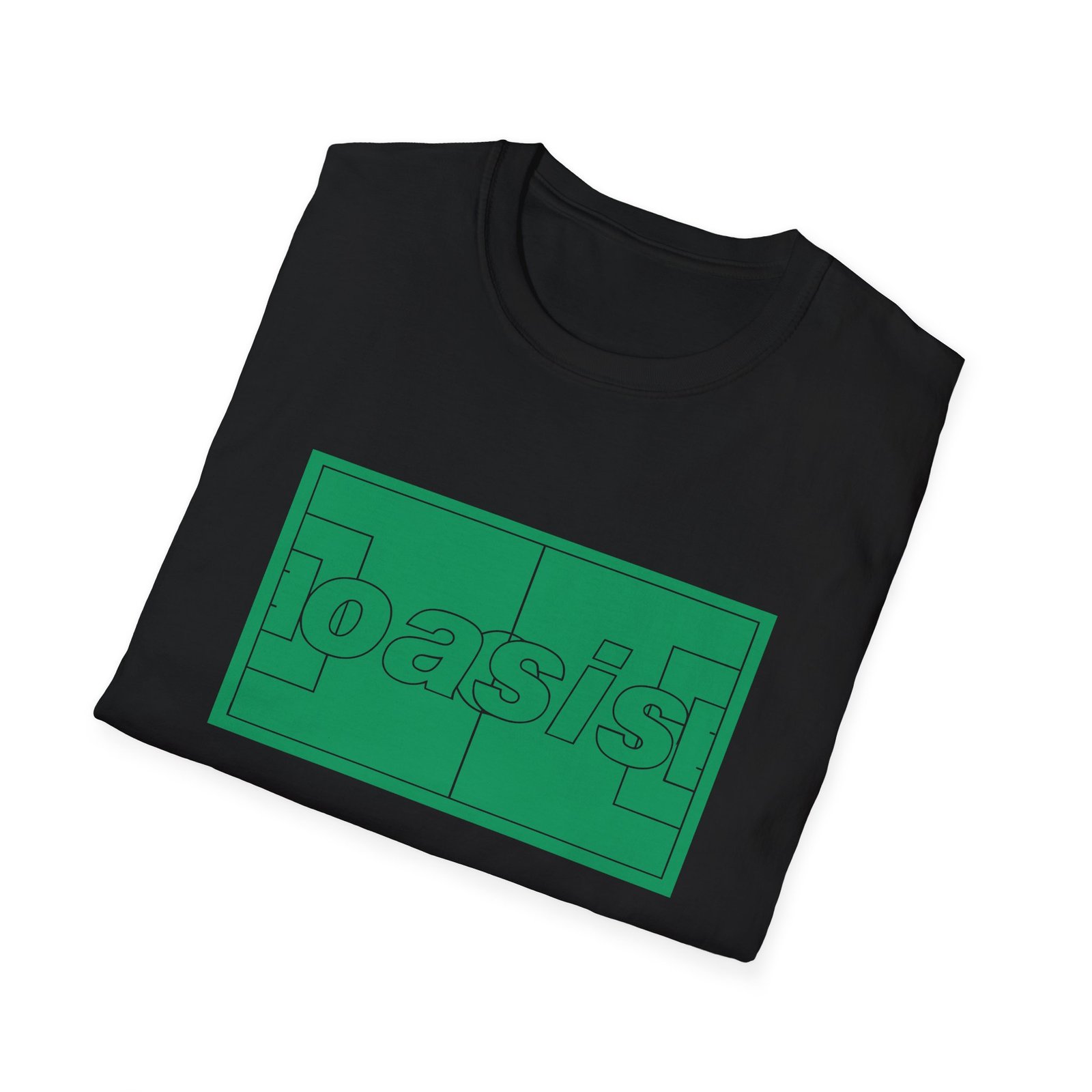 Oasis Logo Pitch Unisex Softstyle T-Shirt