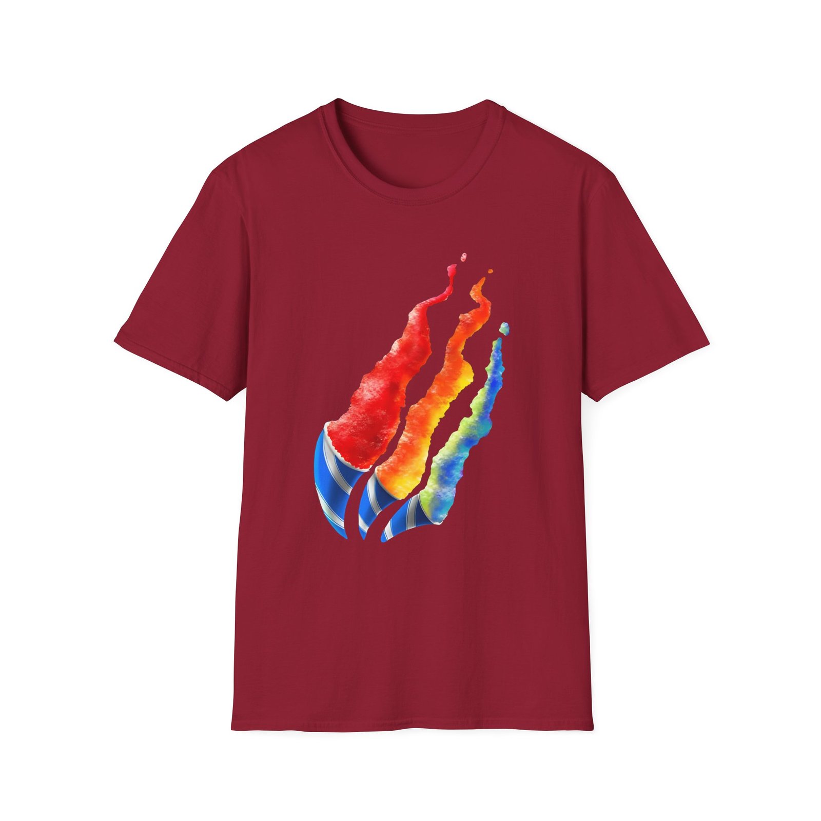 Preston Snowcone Flame Unisex Softstyle T-Shirt