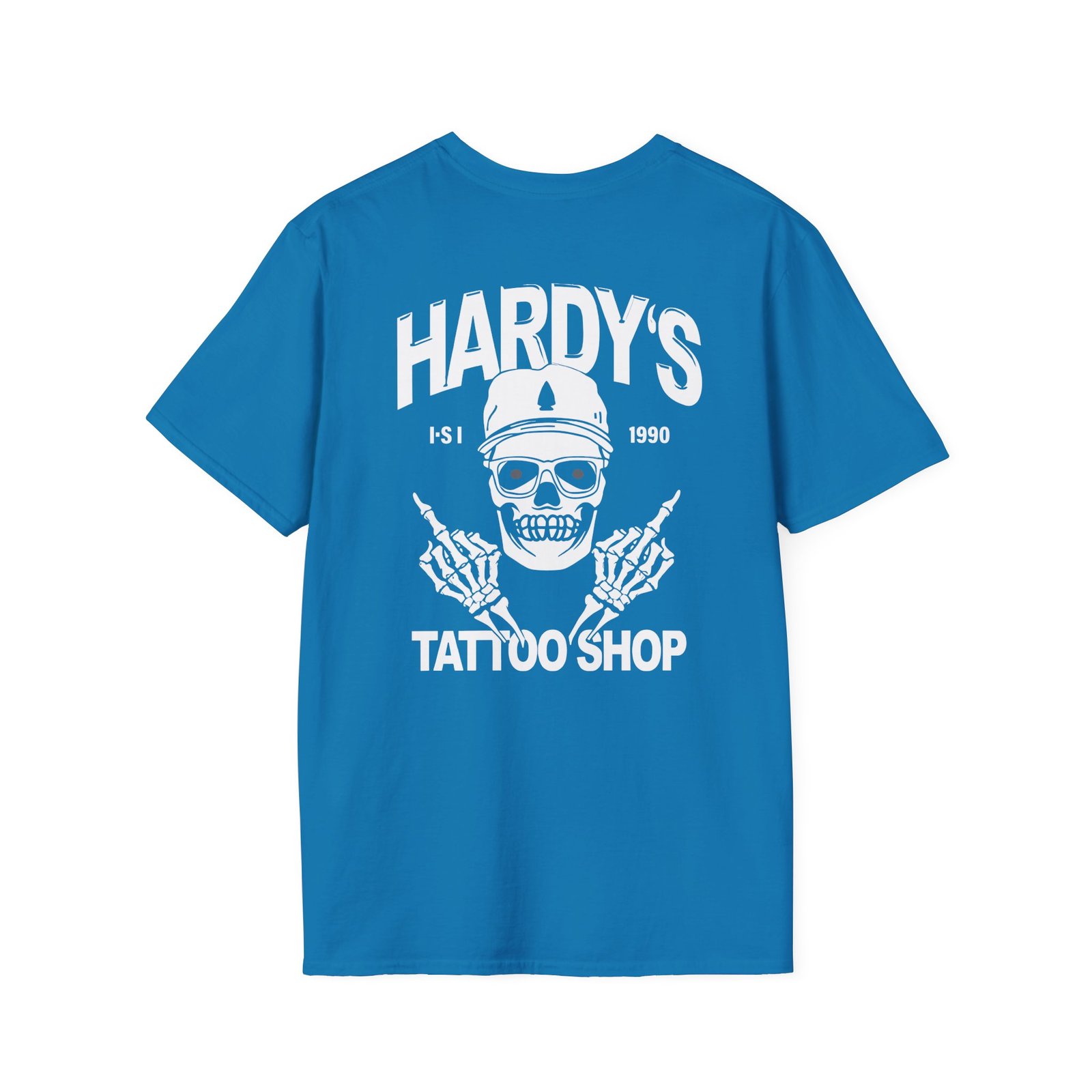 Hardy Tattoo Shop Unisex Softstyle T-Shirt