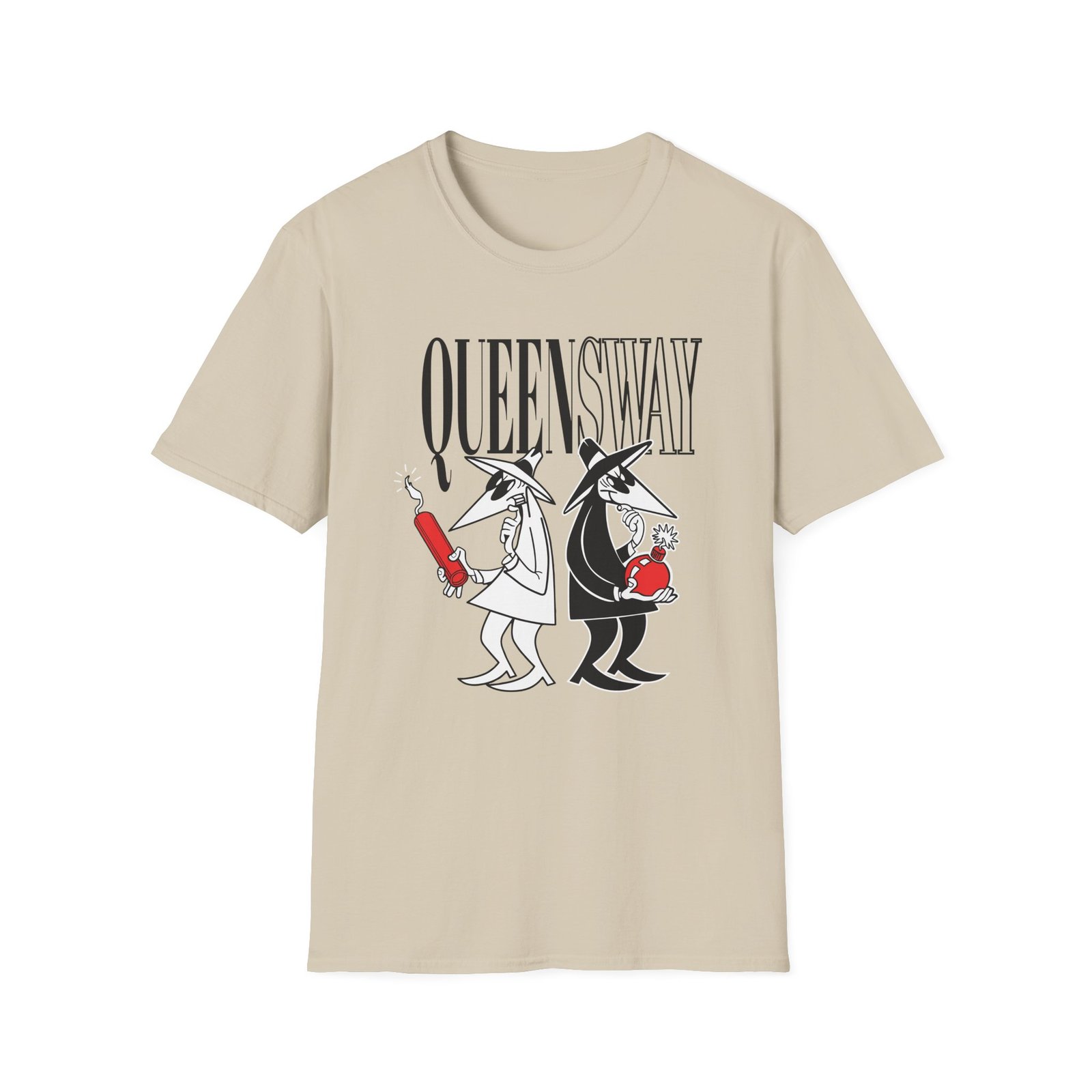 Queensway Spy Vs Spy Unisex Softstyle T-Shirt