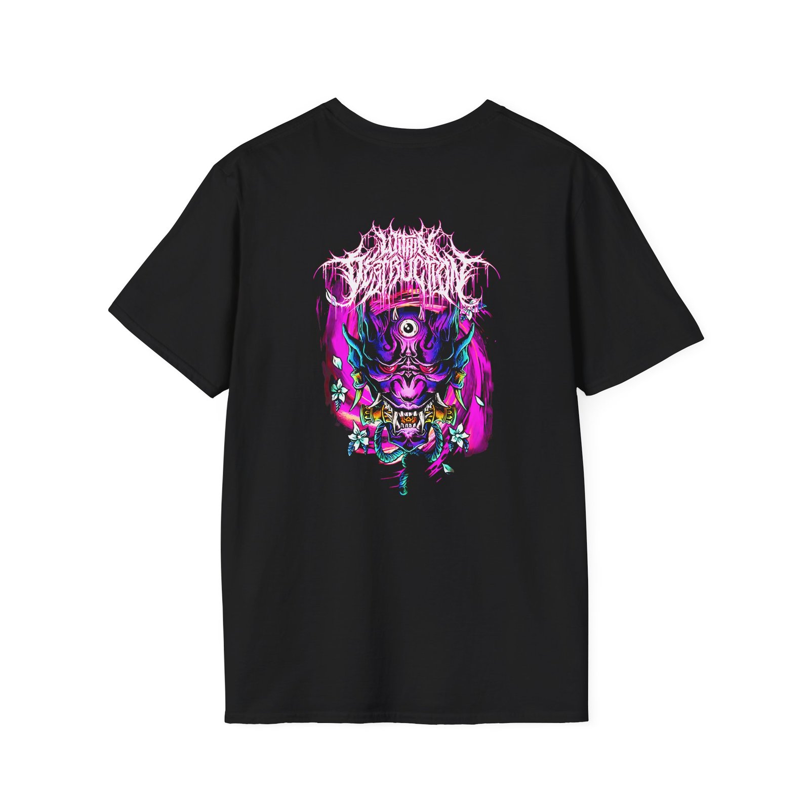 Within Destruction Demon Mask Unisex Softstyle T-Shirt