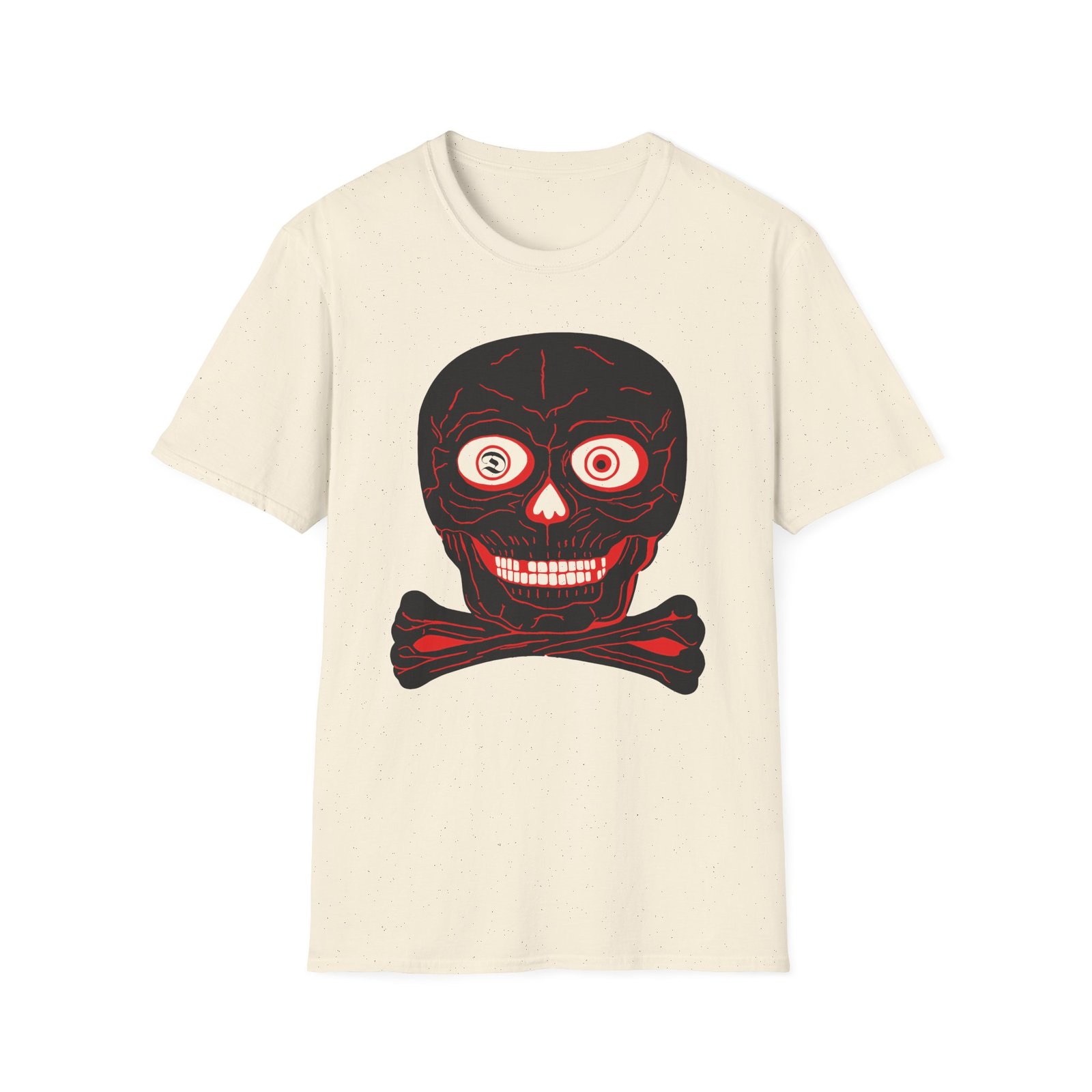 Deathwish Charred Skull unisex softstyle t-shirt