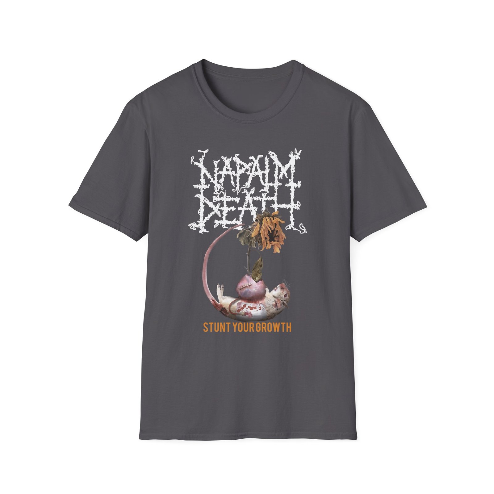 Napalm Death Stunt your Growth Unisex Softstyle T-Shirt