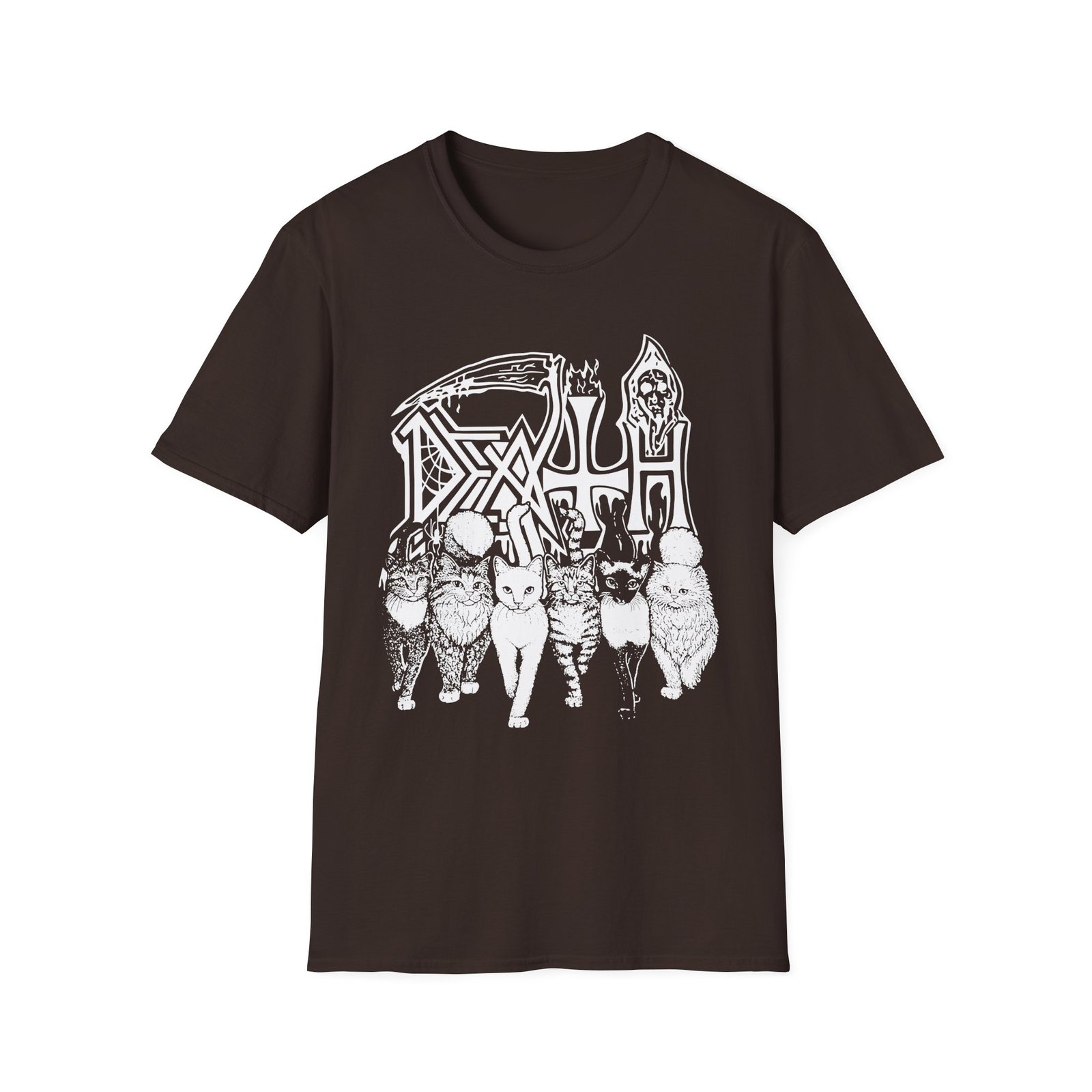 Death Kittens Unisex Softstyle T-Shirt