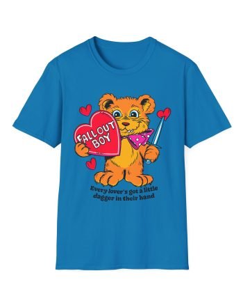 Fall Out Boy Dagger Teddy Unisex Softstyle T-Shirt