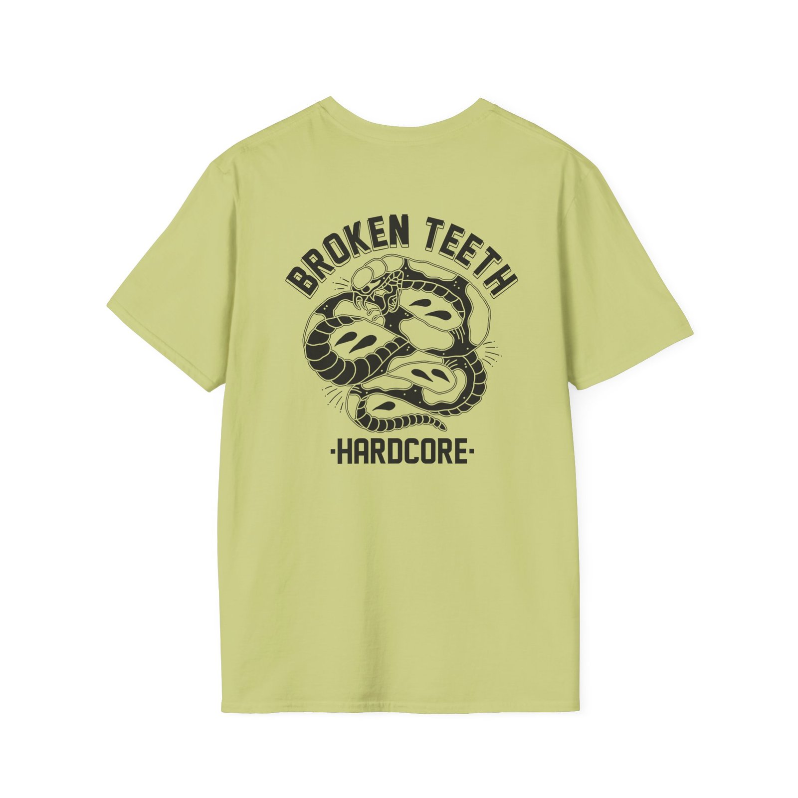 Broken Teeth Snake Unisex Softstyle T-Shirt