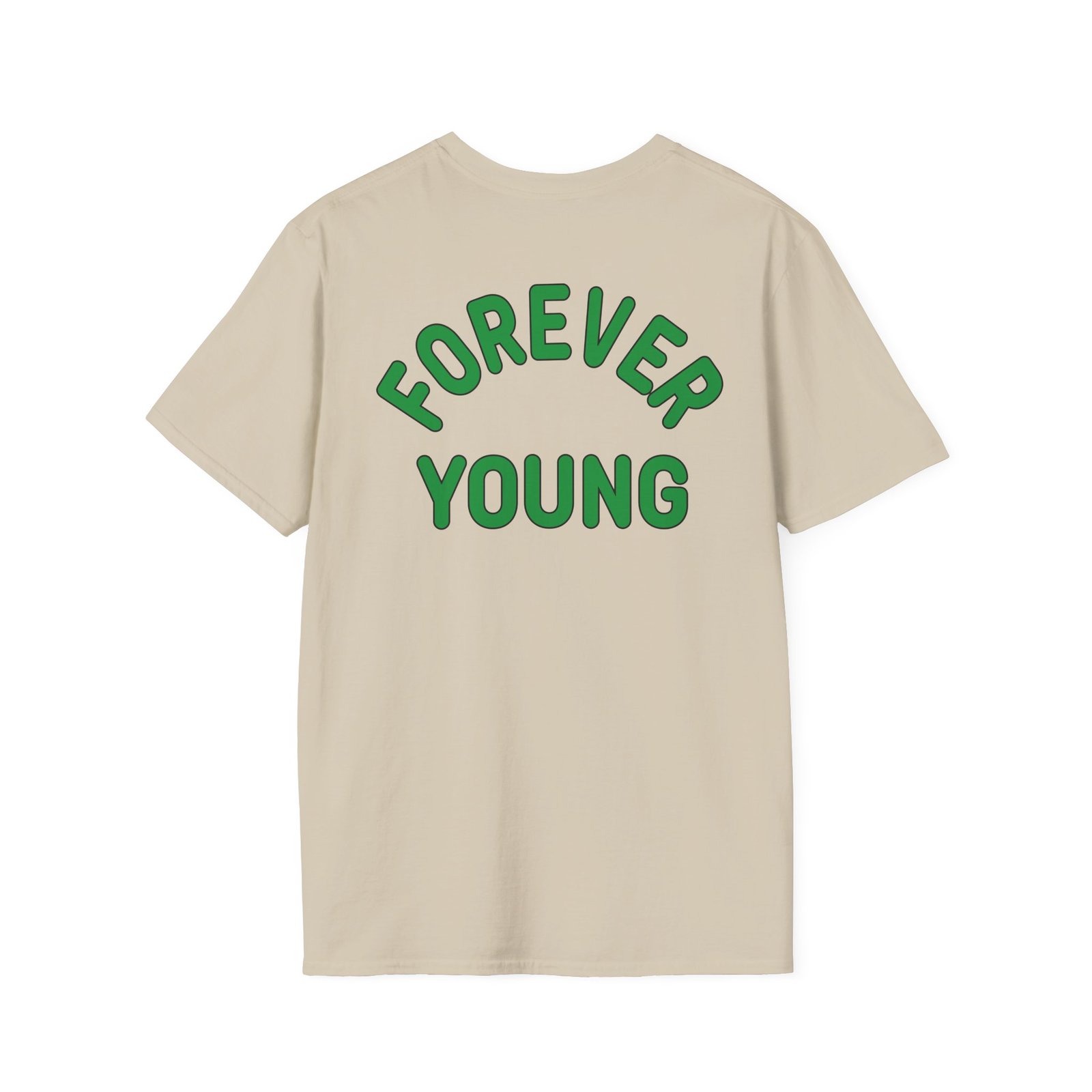 R S Striped Logo Forever Unisex Softstyle T-Shirt