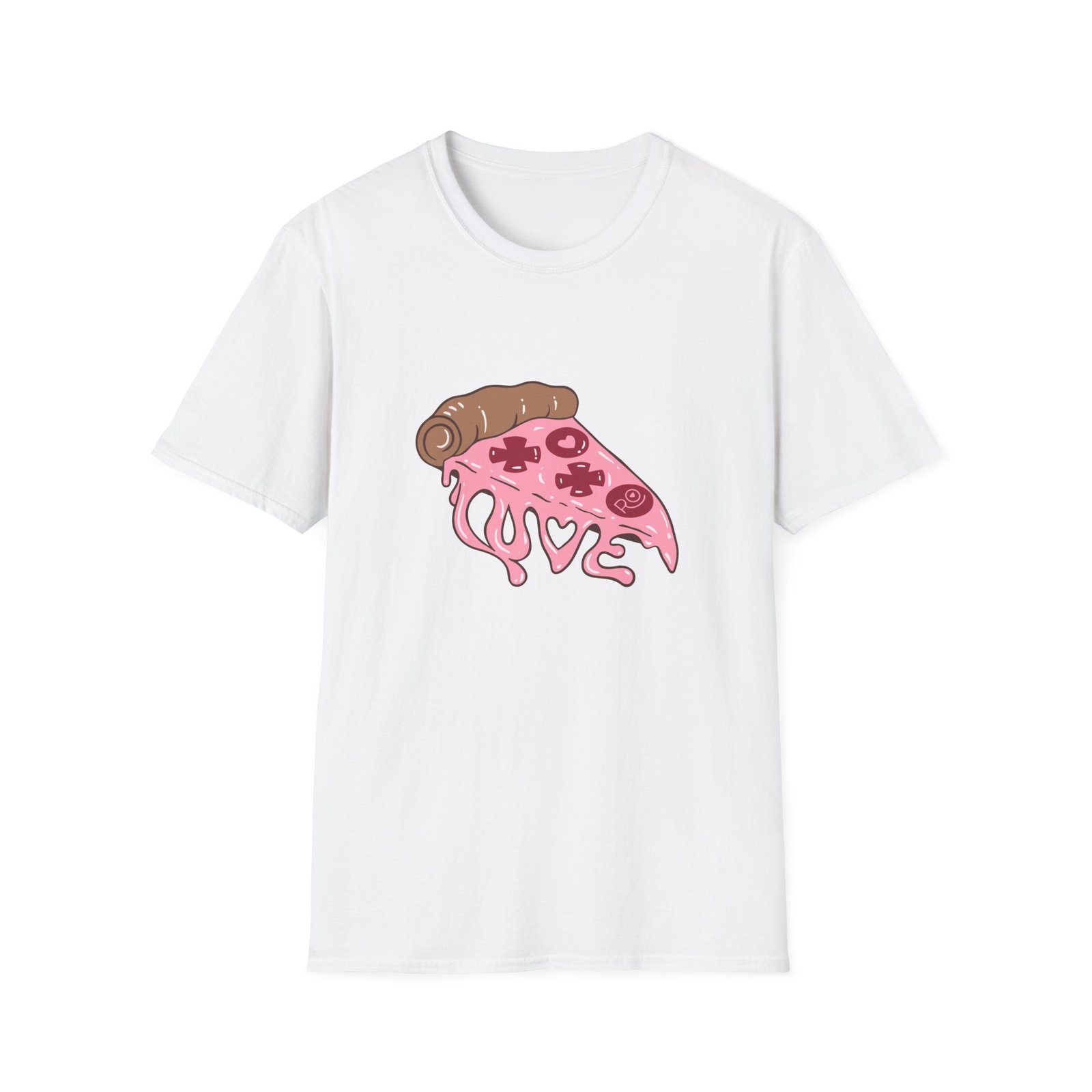 Rosanna Pansino Pizza My Heart Unisex Softstyle T-Shirt