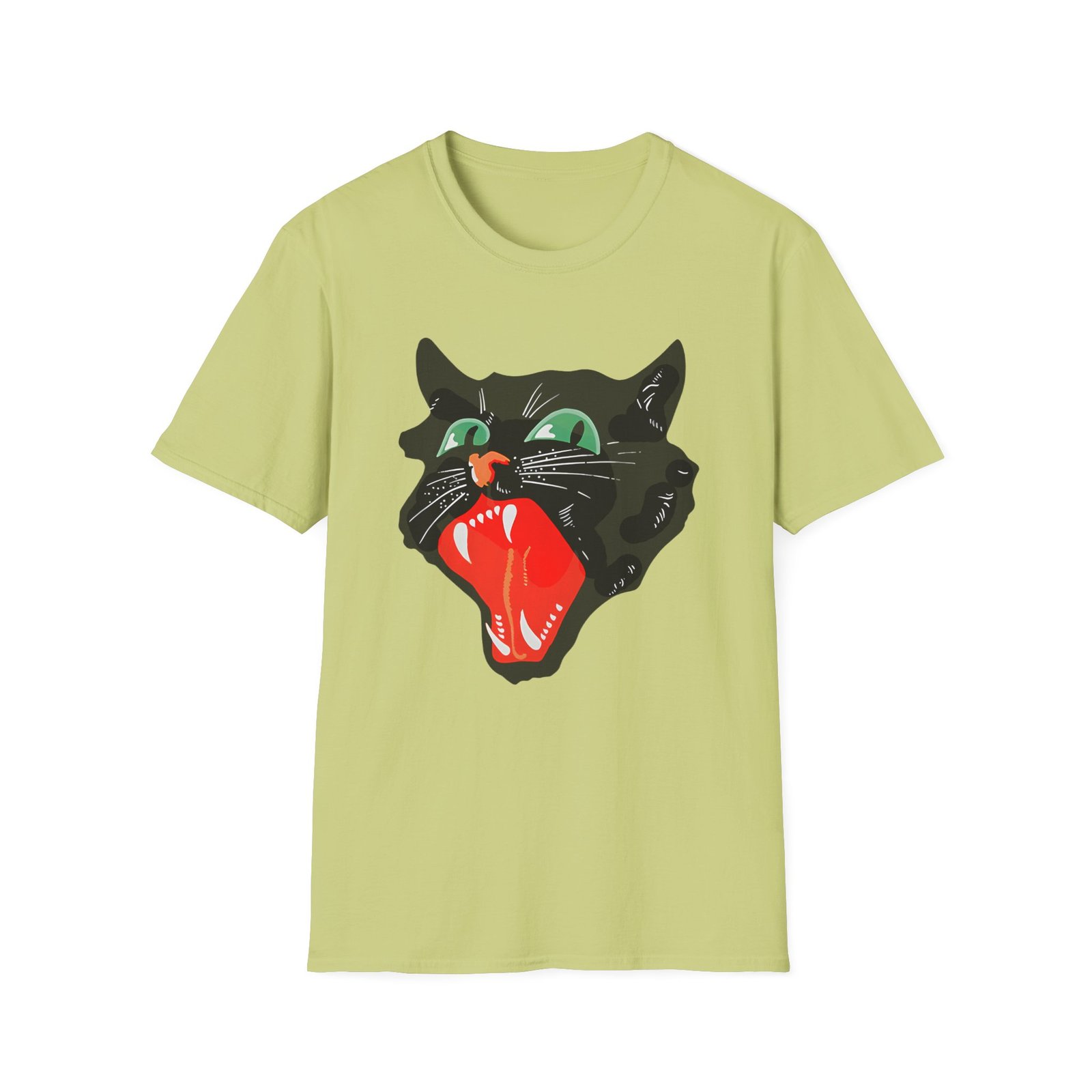 Deathwish Black Cat unisex softstyle t-shirt