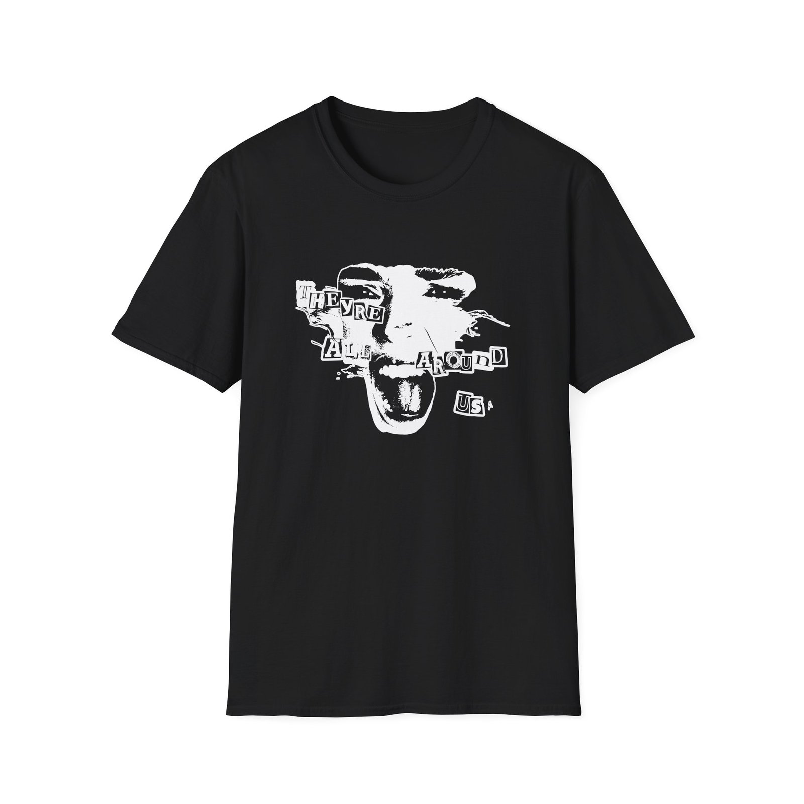 Poppy They're All Around Us Unisex Softstyle T-Shirt