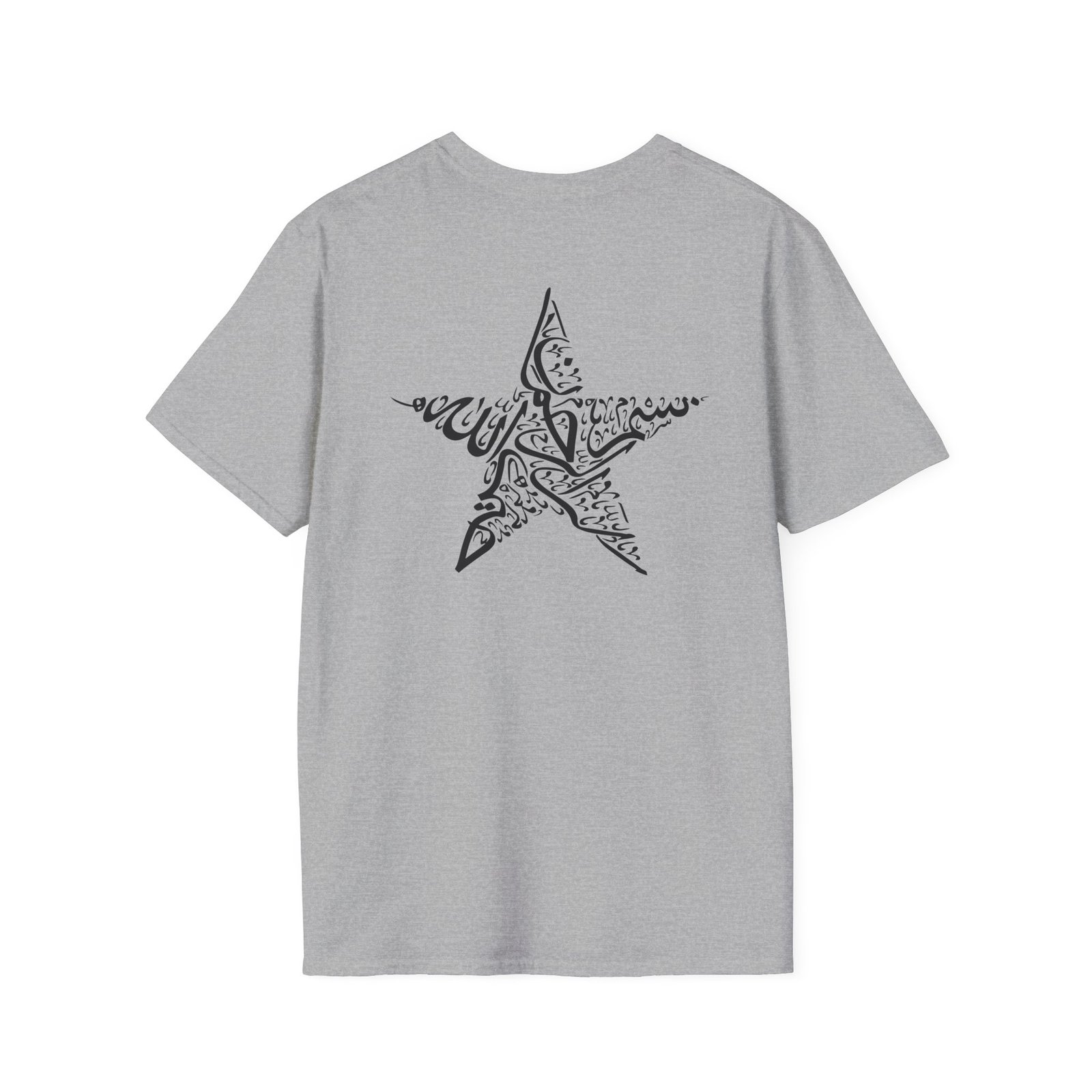 Black Star Logo Unisex Softstyle T-Shirt