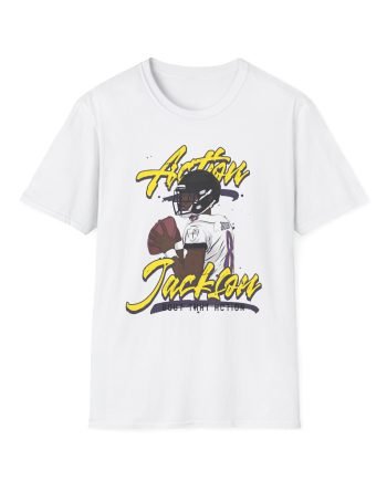 Lamar Jackson The Prodigy Action Jackson Unisex Softstyle T-Shirt