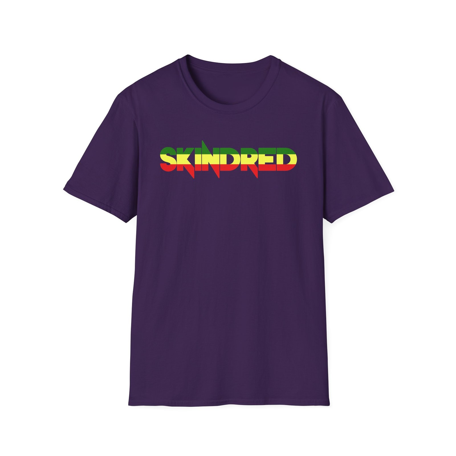 Skindred Rasta Logo Unisex Softstyle T-Shirt