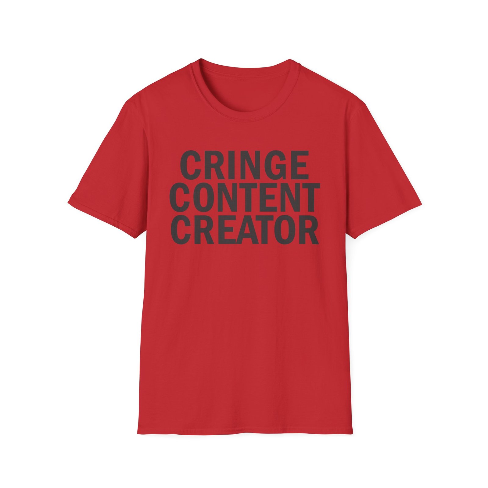 Justin Flom Cringe Content Creator Unisex Softstyle T-Shirt