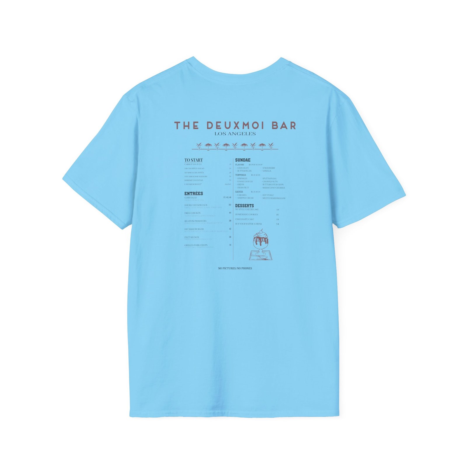 Deuxmoi Bar Unisex Softstyle T-Shirt