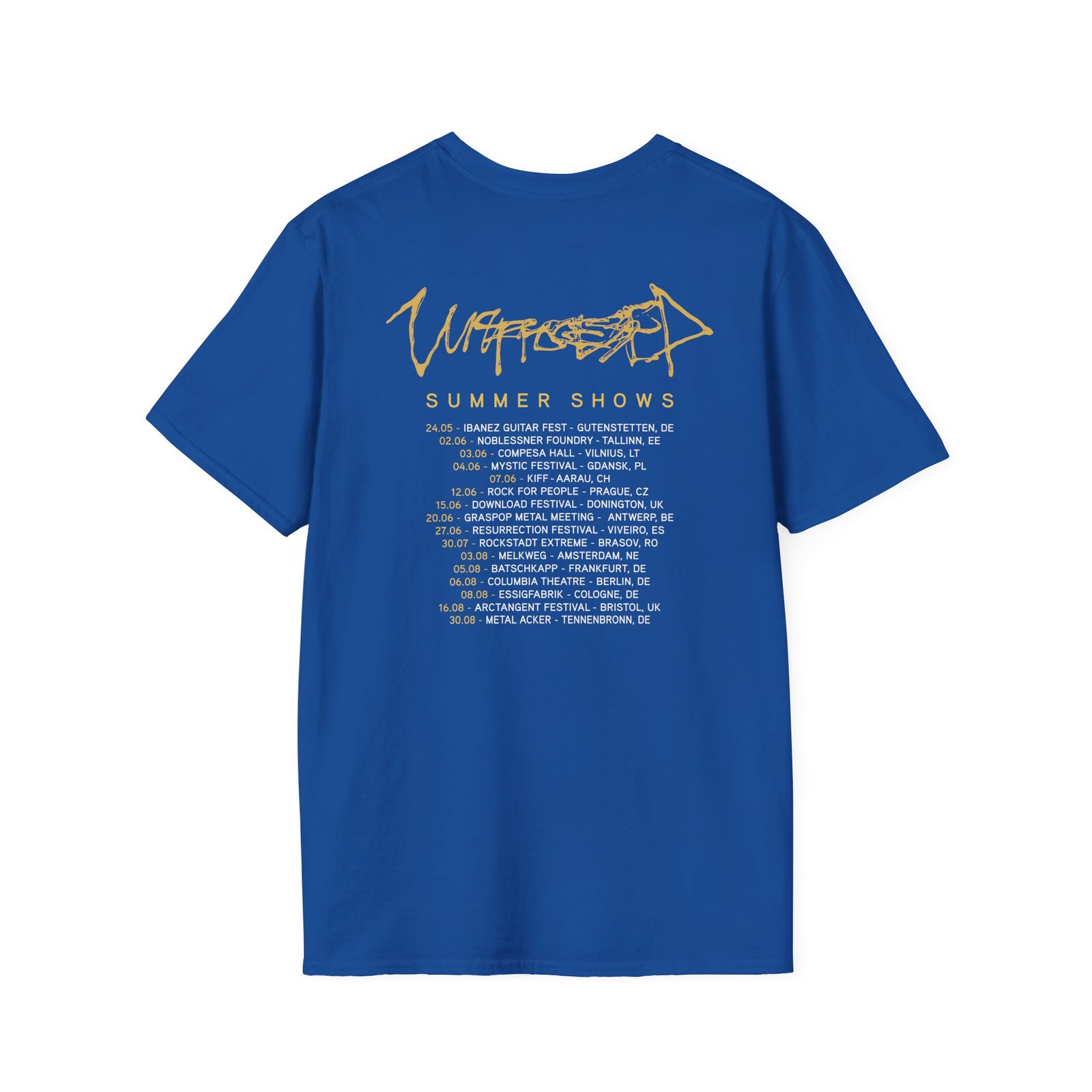 Unprocessed Summer Shows 2025 Unisex Softstyle T-Shirt