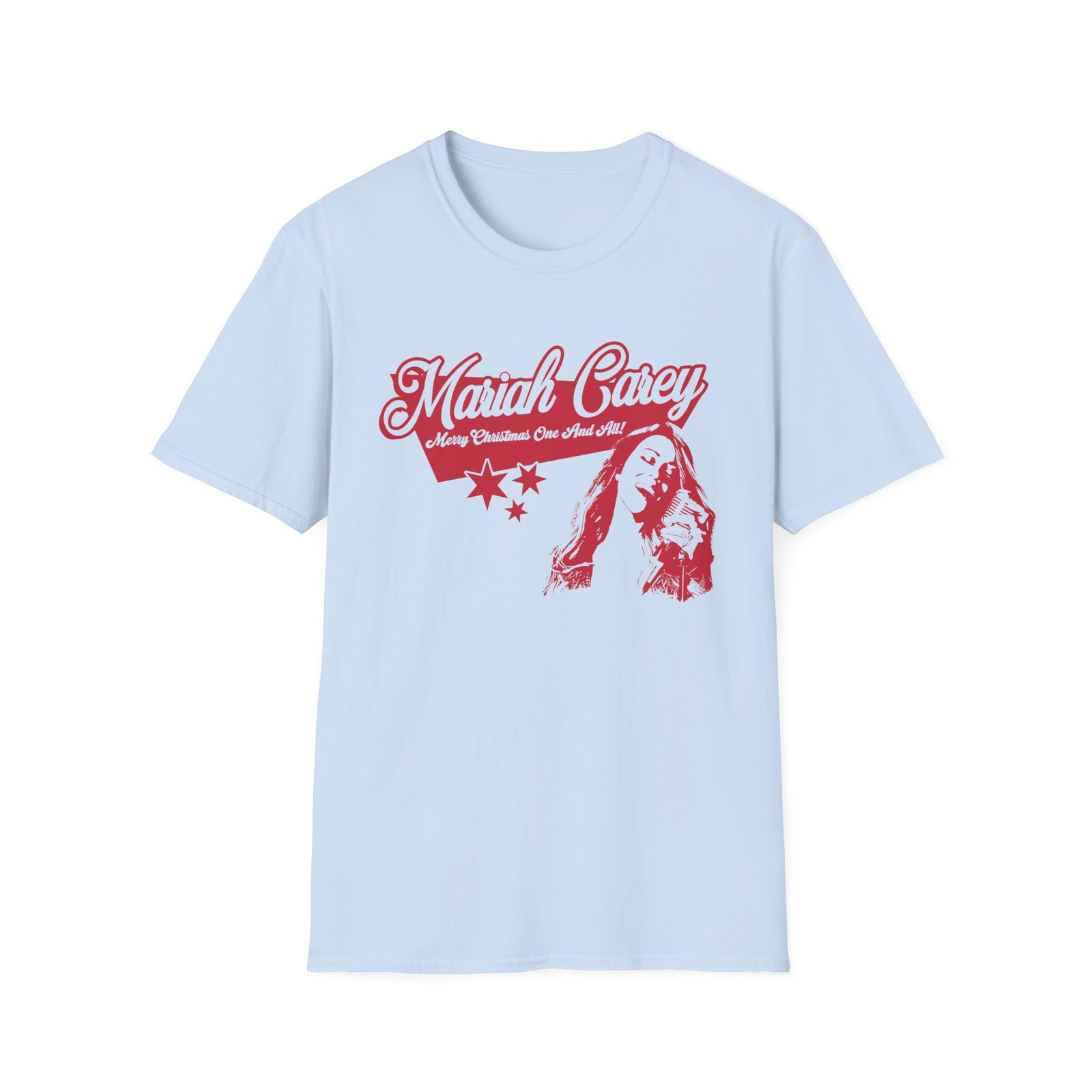 Mariah Carey Christmass Unisex Softstyle T-Shirt