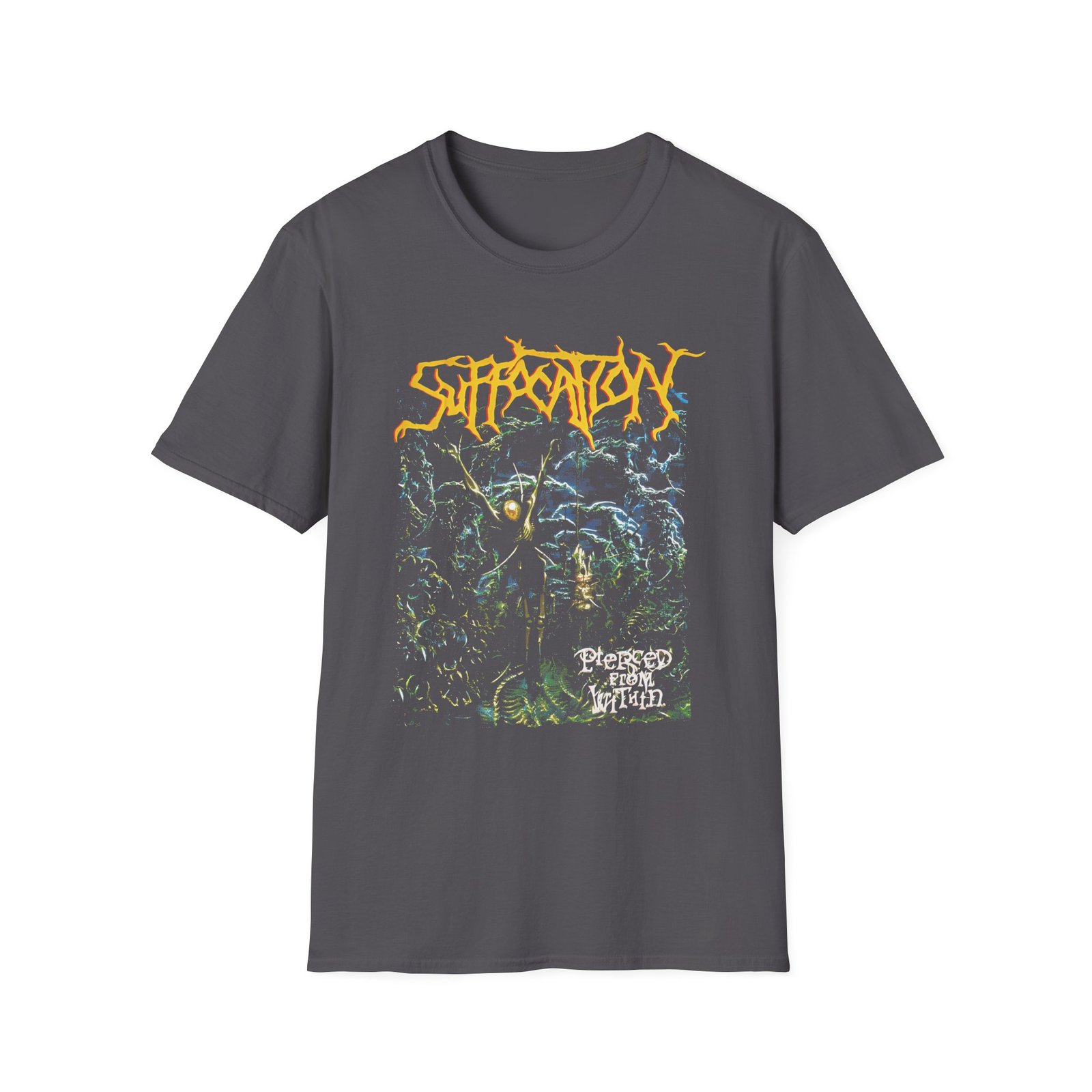 Suffocation Pierced From Within Unisex Softstyle T-Shirt