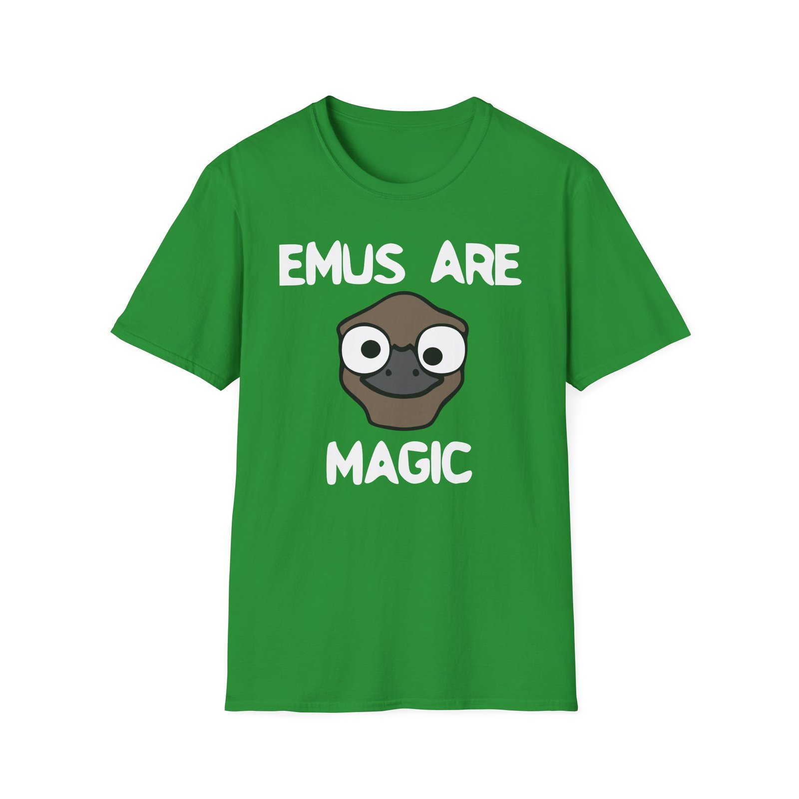 Oversimplified Emus Are Magic Unisex Softstyle T-Shirt