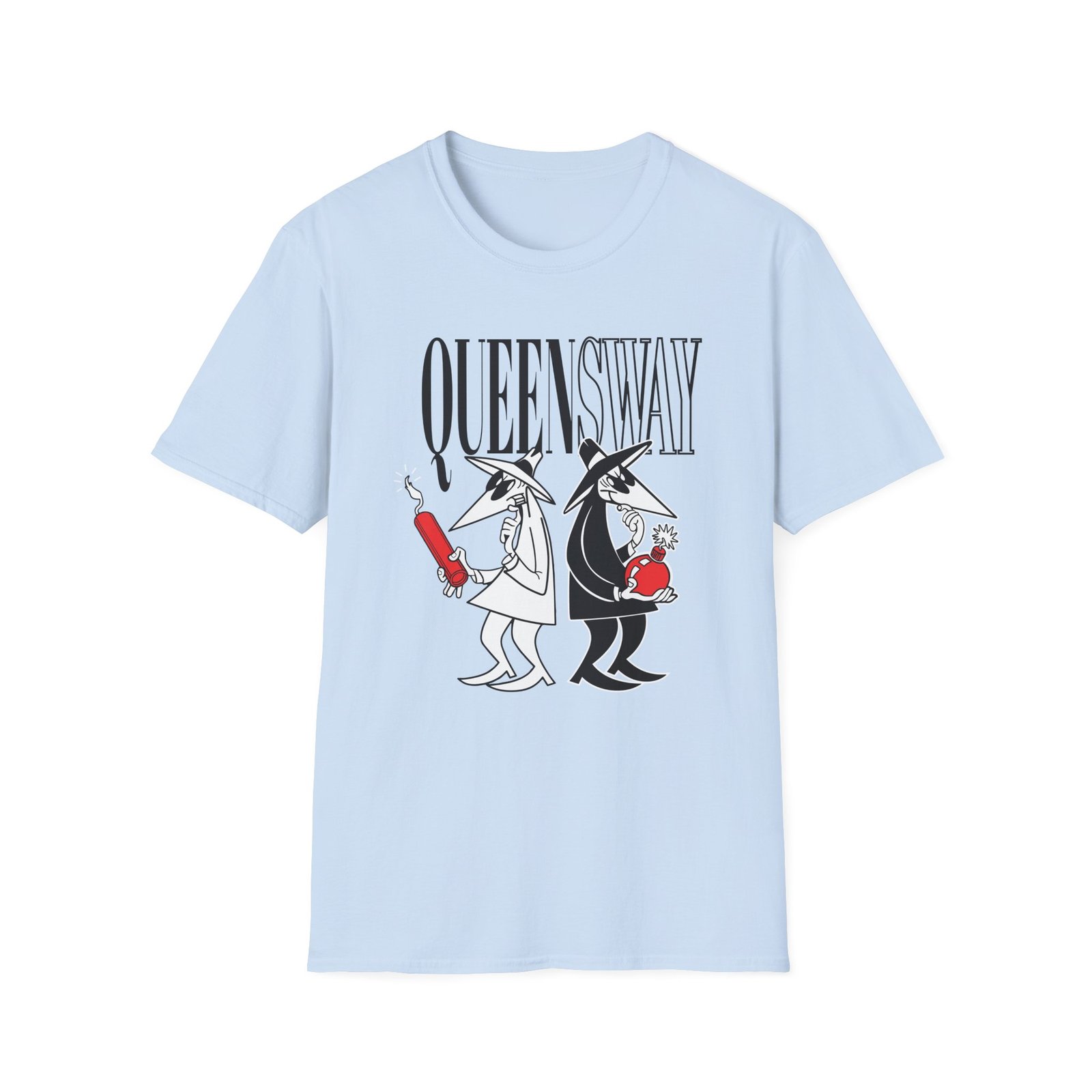 Queensway Spy Vs Spy Unisex Softstyle T-Shirt