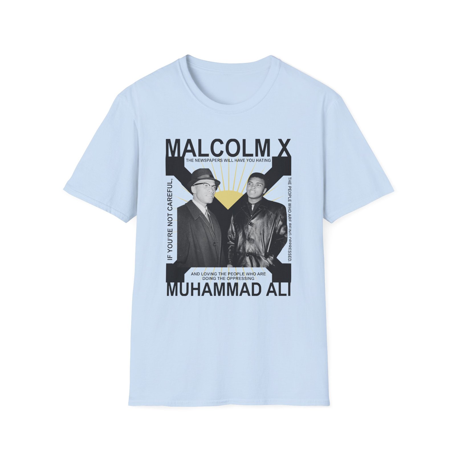 Malcolm X & Ali Unisex Softstyle T-Shirt