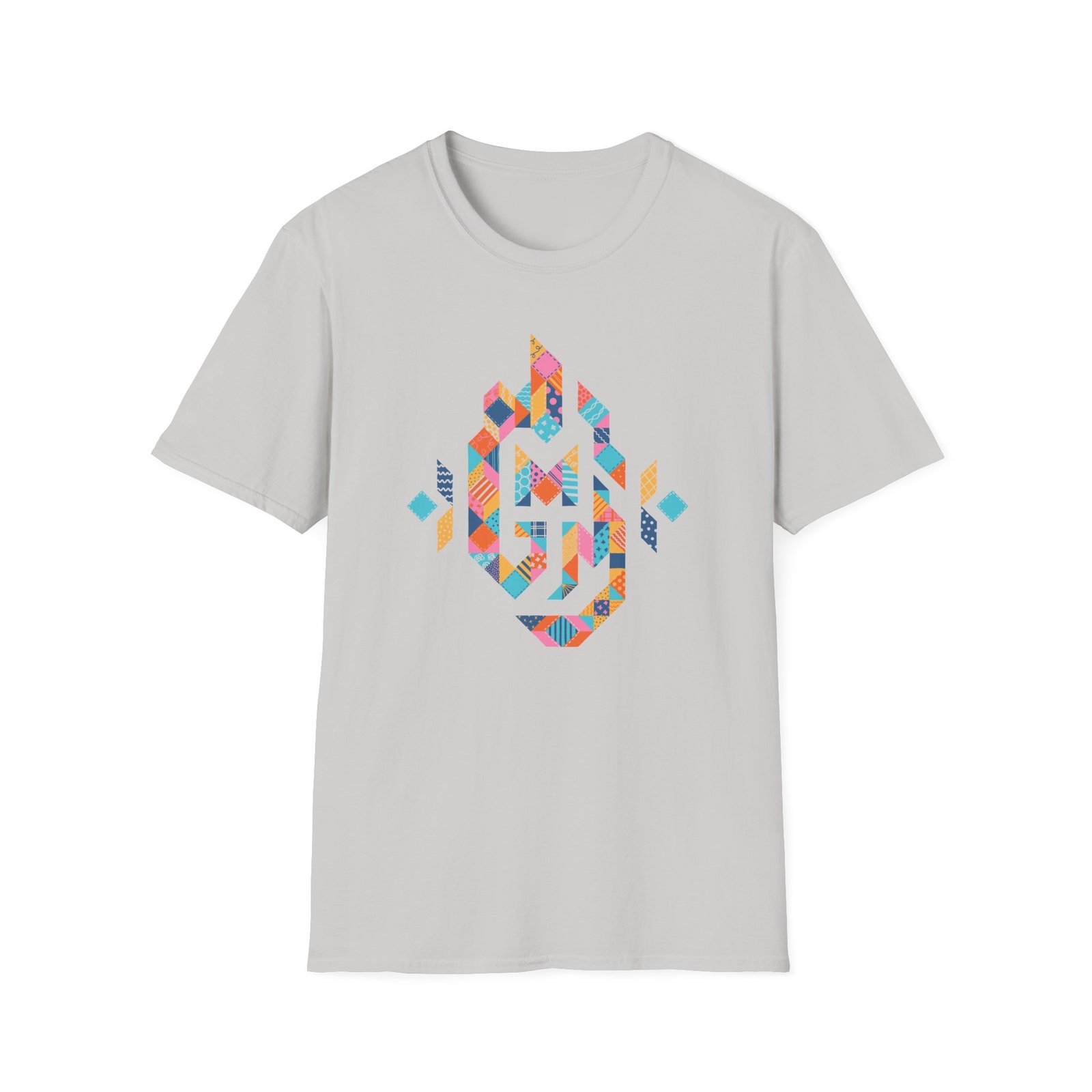 Good Mythical Morning Patchwork Logo unisex softstyle t-shirt