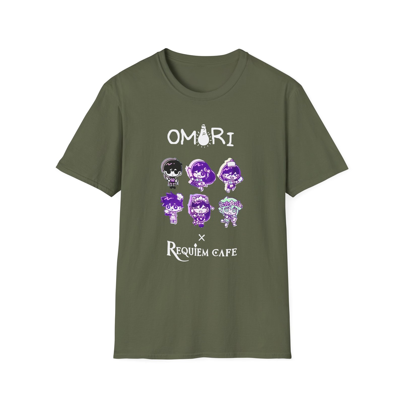Omori x Requiem Cafe Unisex Softstyle T-Shirt