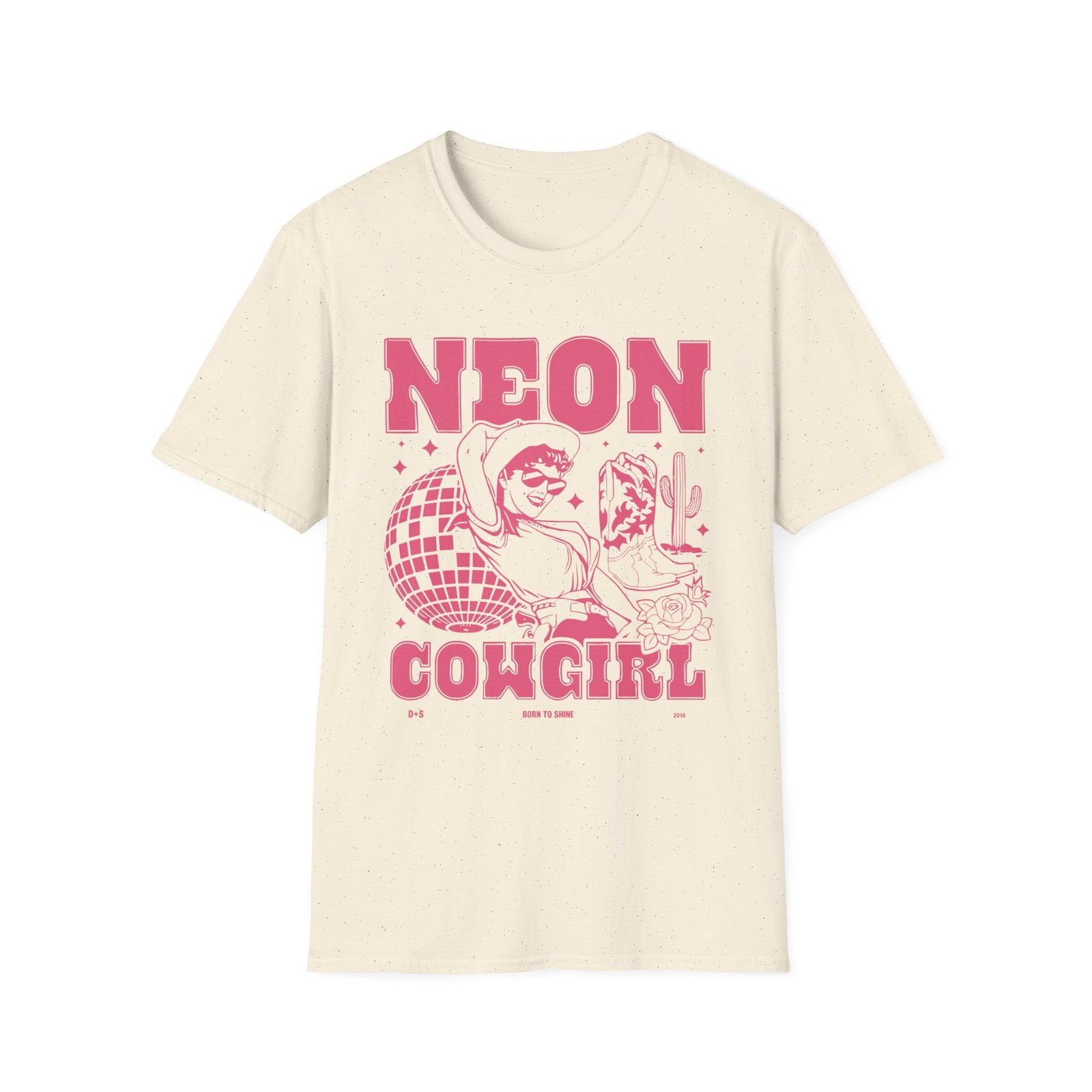 Dan and Shay Neon Cowgirl Unisex Softstyle T-Shirt