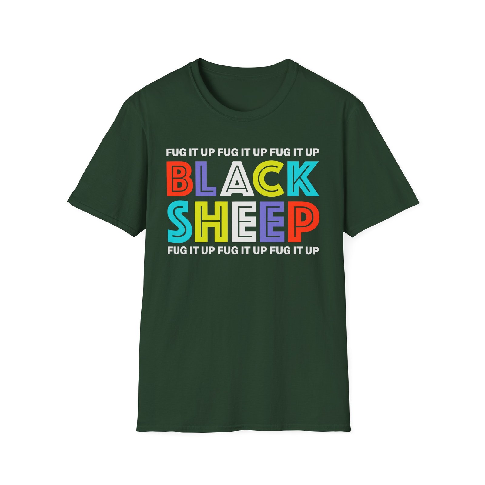 Black Sheep Fug It Up Unisex Softstyle T-Shirt