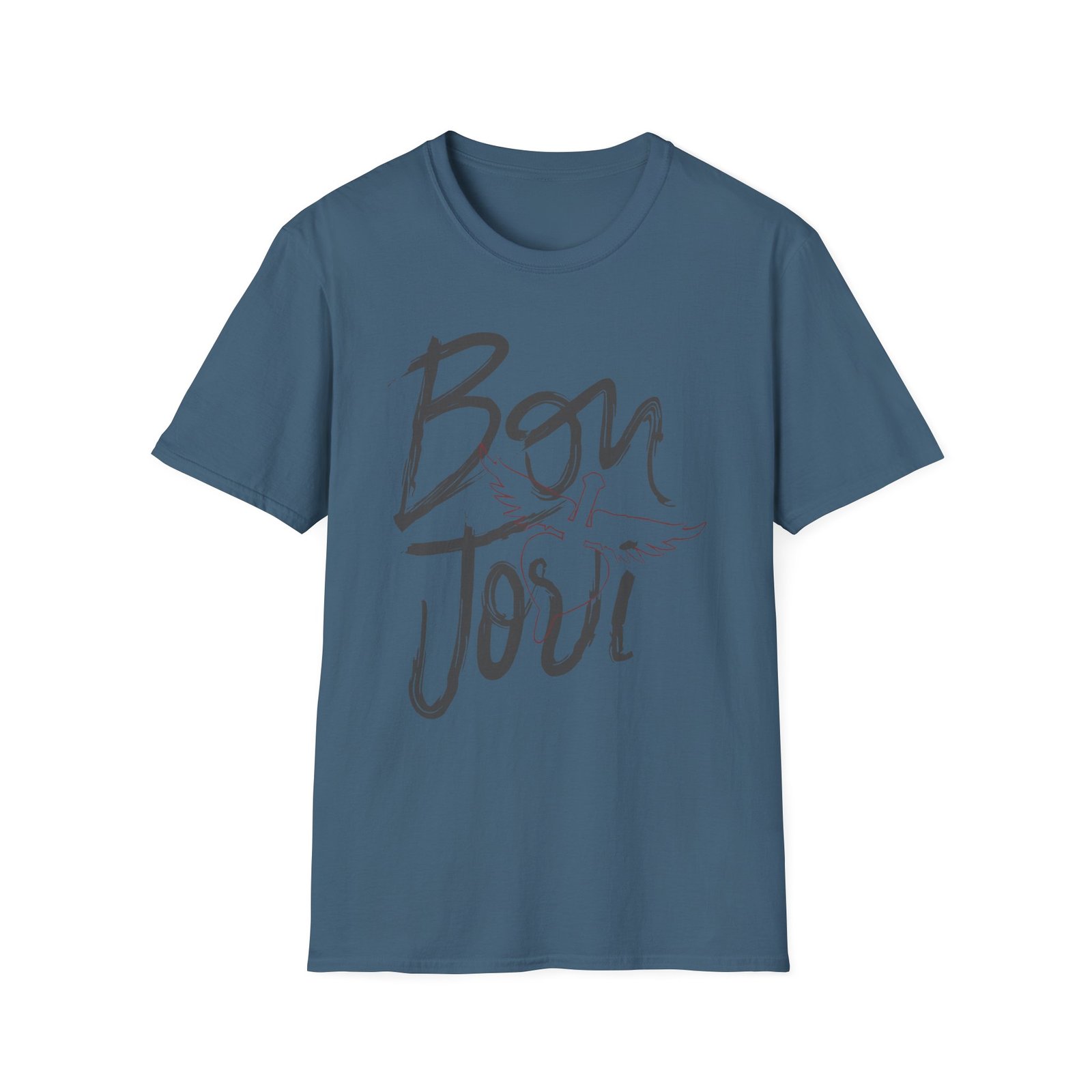 Bon Jovi Brush Strokes Unisex Softstyle T-Shirt