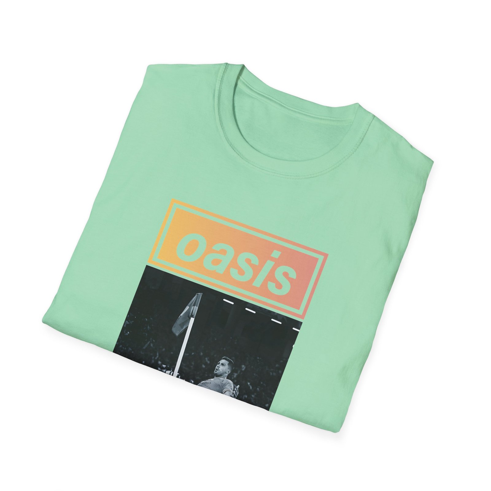 Oasis Man City Slide Away Unisex Softstyle T-Shirt
