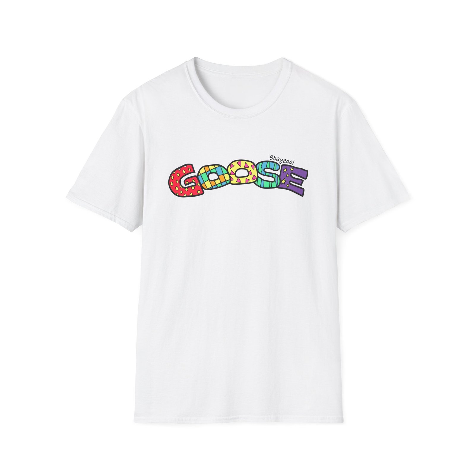 Goose x Staycool Rainbow Unisex Softstyle T-Shirt