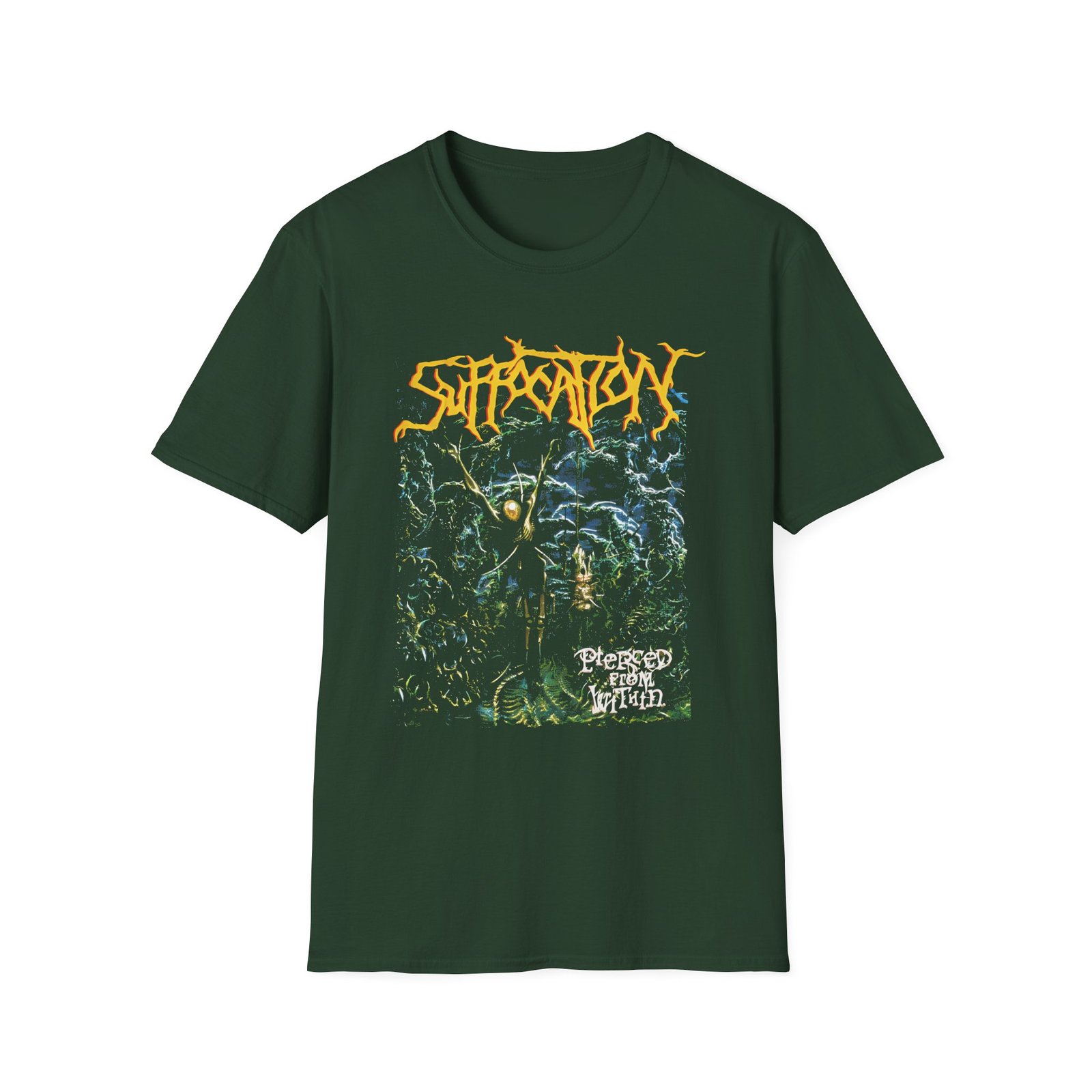 Suffocation Pierced From Within Unisex Softstyle T-Shirt