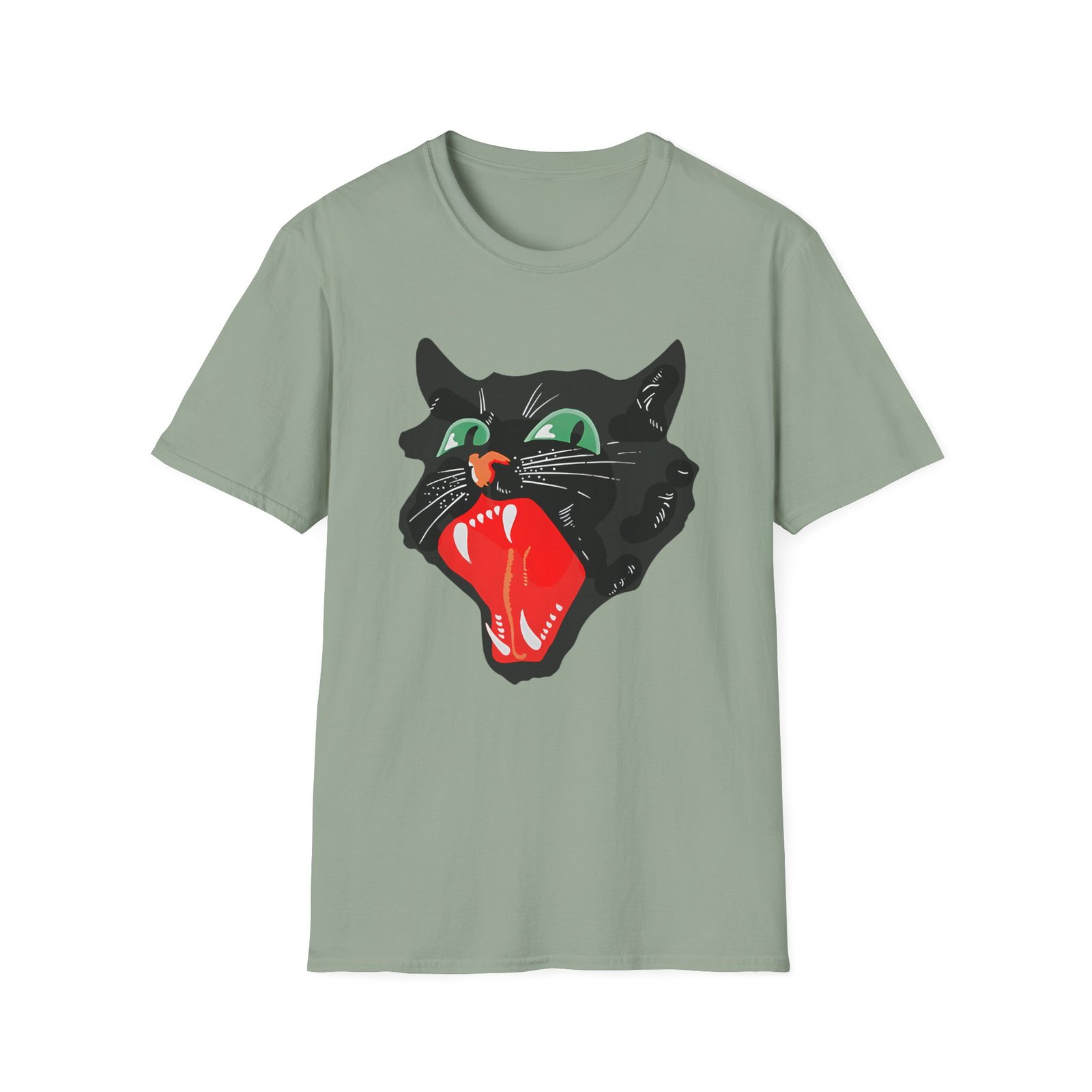 Deathwish Black Cat unisex softstyle t-shirt