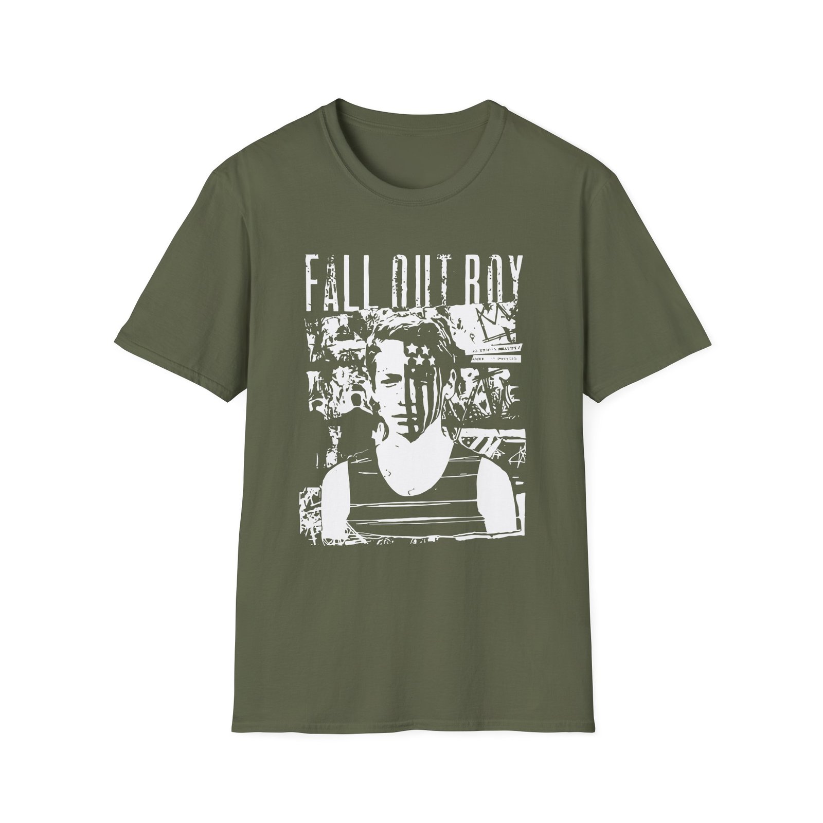 Fall Out Boy American Psycho Cover Unisex Softstyle T-Shirt