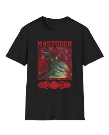 Mastodon Rainbow Lion Unisex Softstyle T-Shirt