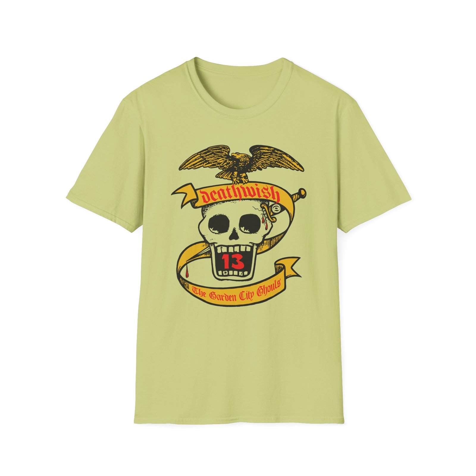 Deathwish the Garden City Ghouls unisex softstyle t-shirt