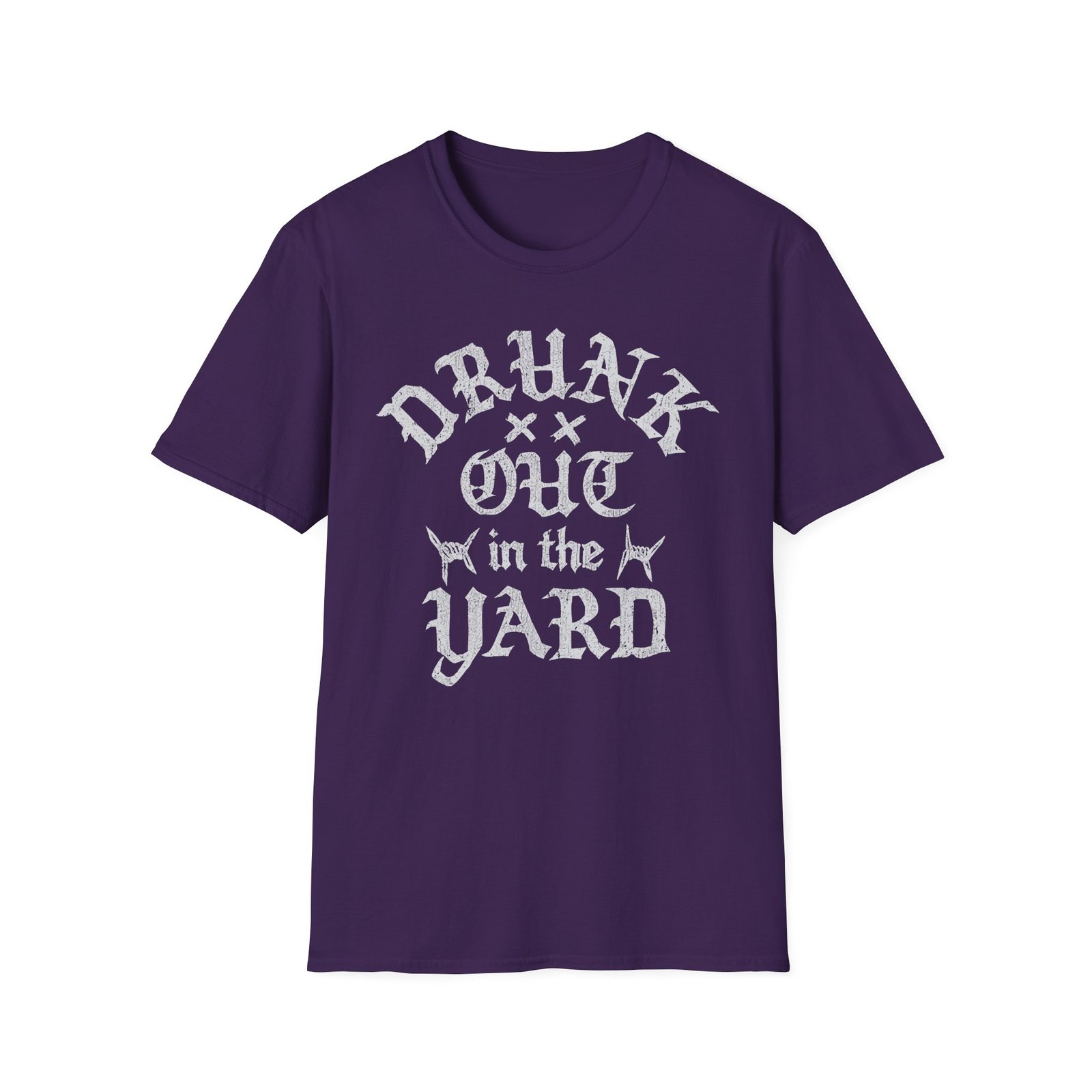 Hardy Drunk Out in the Yard Unisex Softstyle T-Shirt