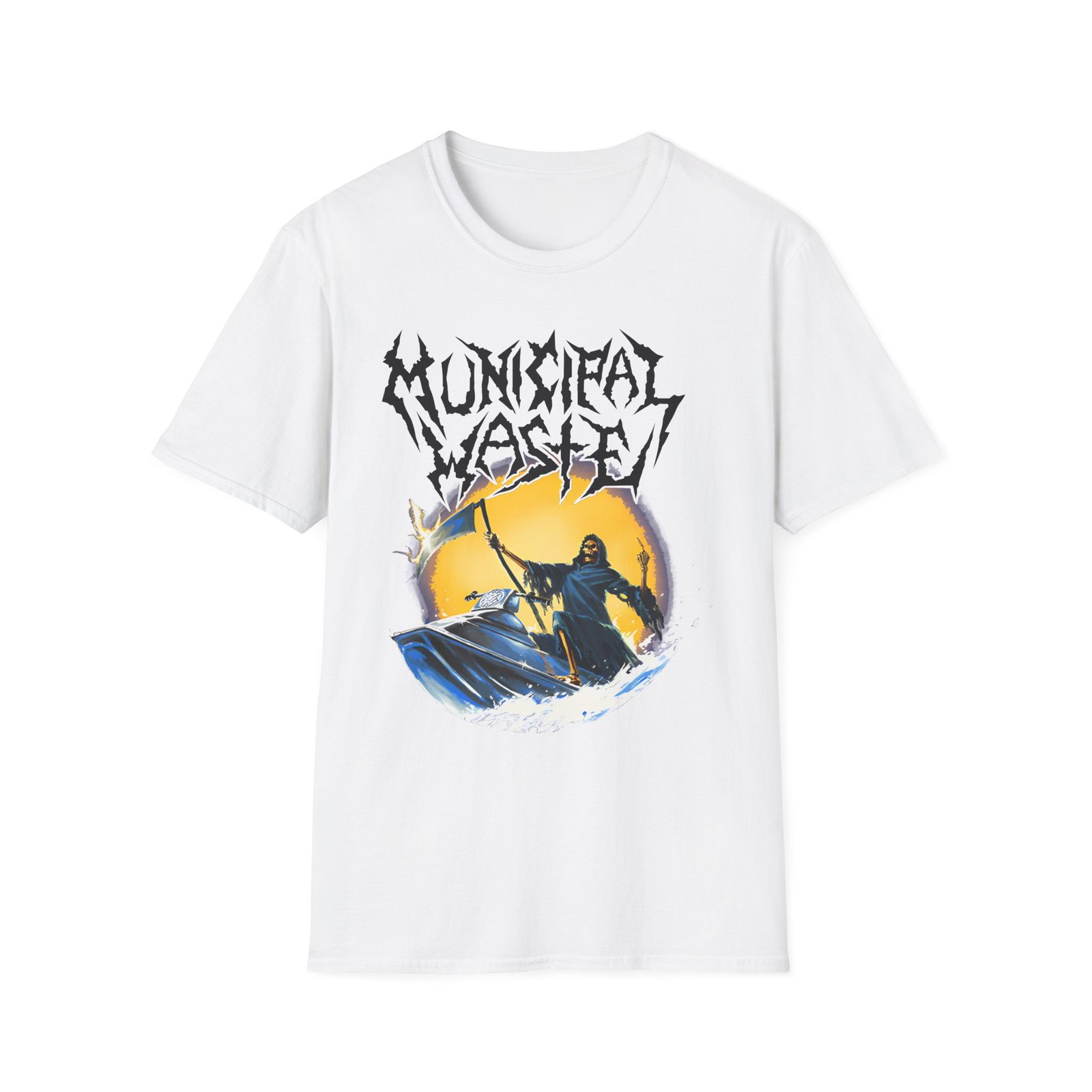 Municipal Waste Jet Ski Death Unisex Softstyle T-Shirt