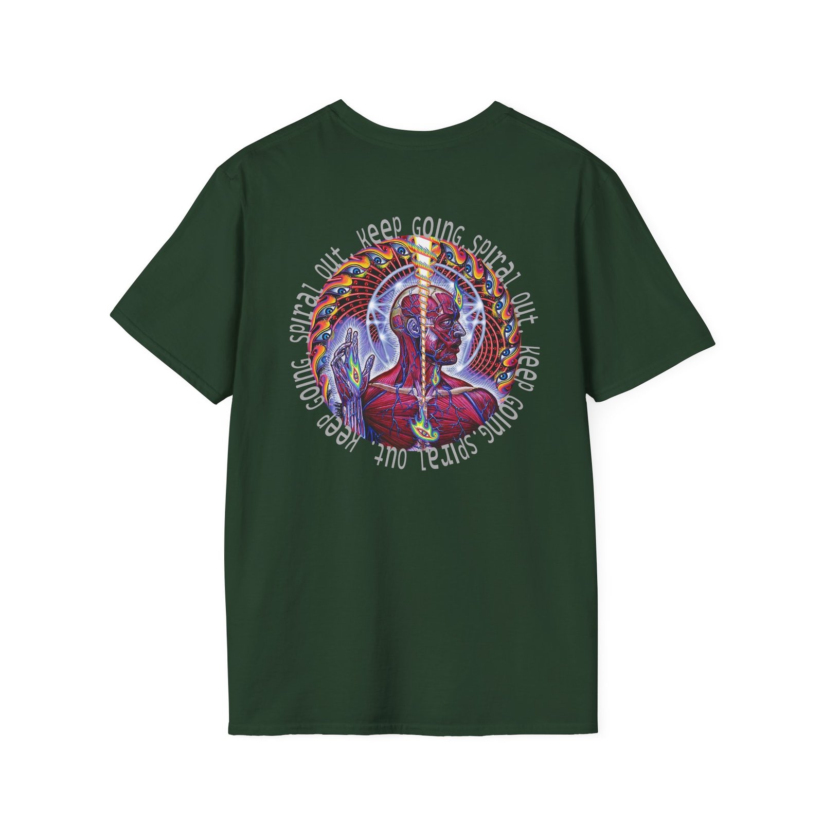Tool Lateralus Spiral Out Unisex Softstyle T-Shirt