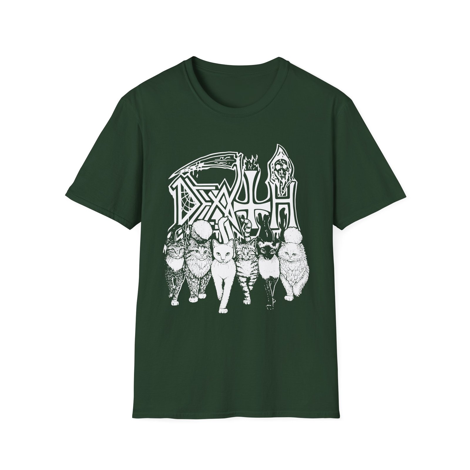 Death Kittens Unisex Softstyle T-Shirt