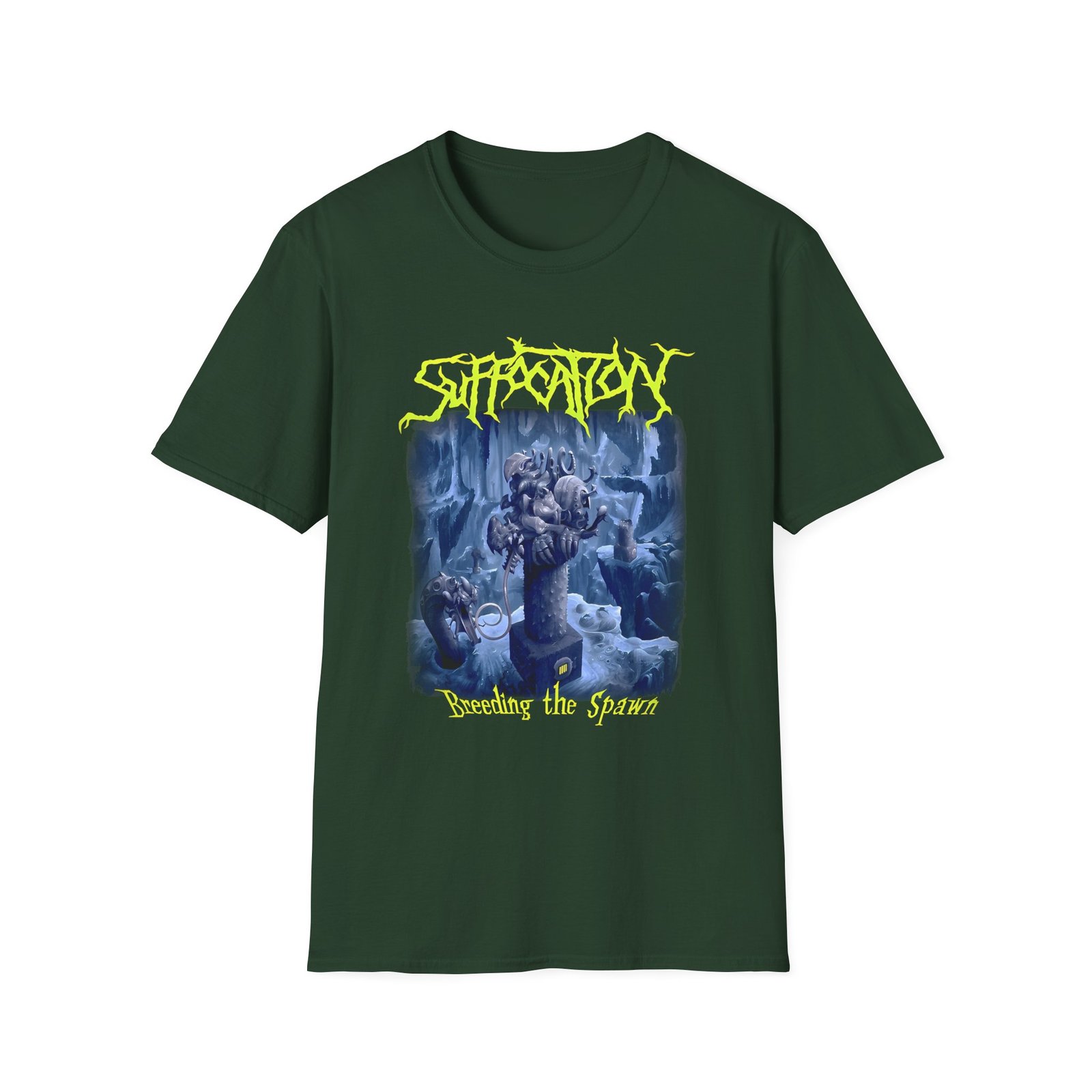 Suffocation Breeding The Spawn Unisex Softstyle T-Shirt