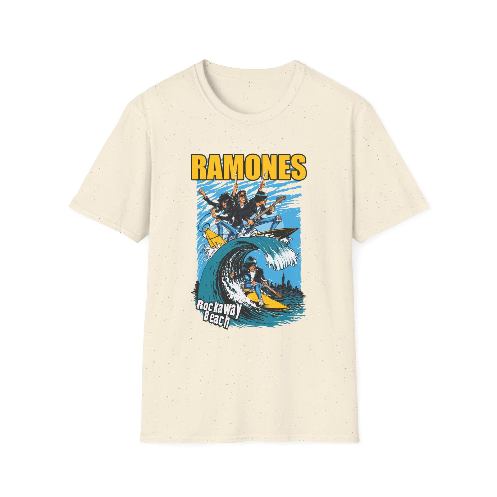 Ramones Rockaway Beach Unisex Softstyle T-Shirt