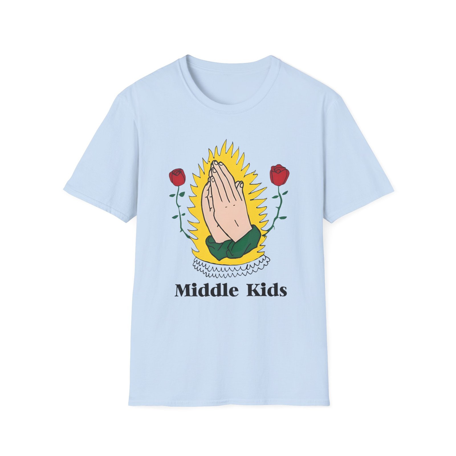 Middle Kids Praying Hands Unisex Softstyle T-Shirt