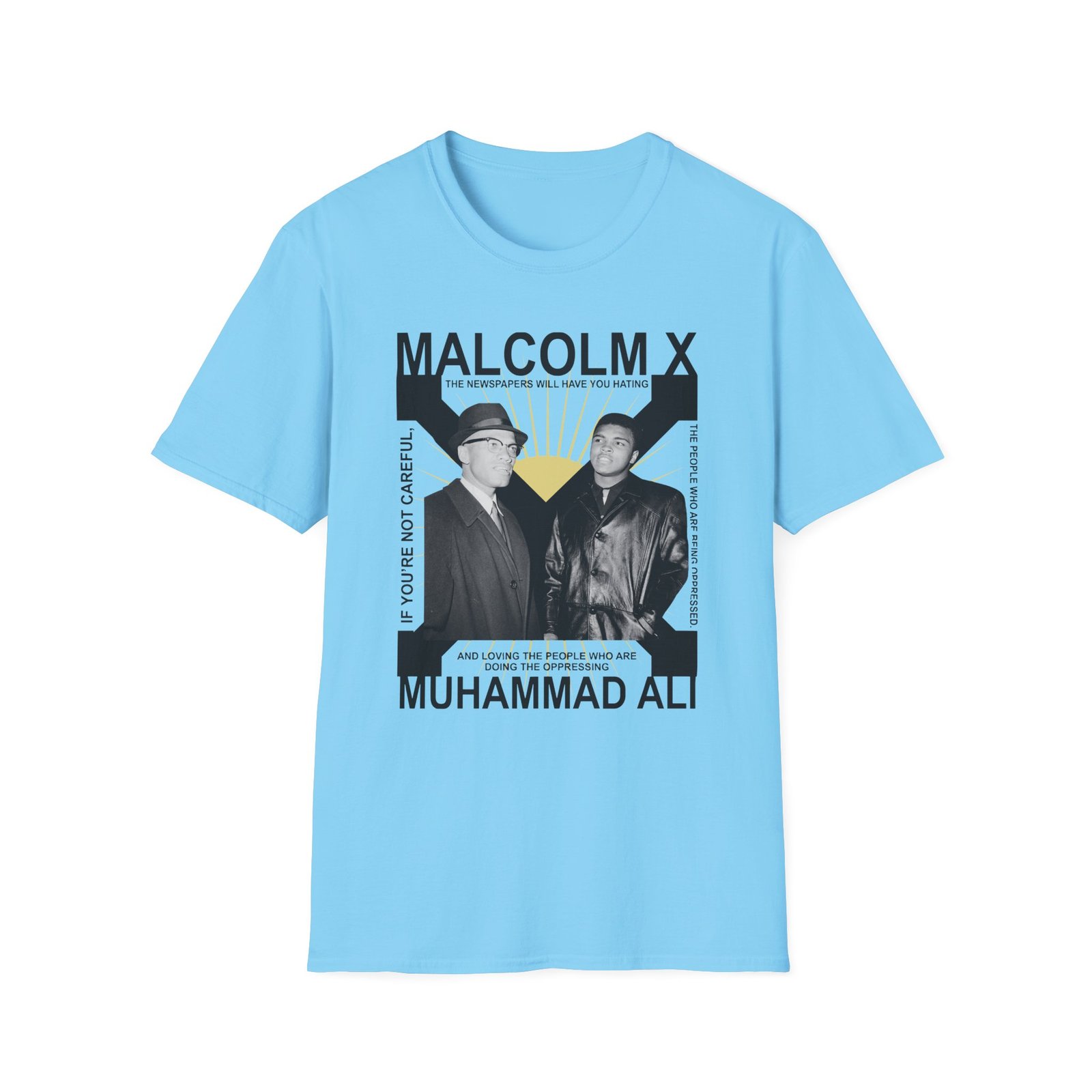 Malcolm X & Ali Unisex Softstyle T-Shirt