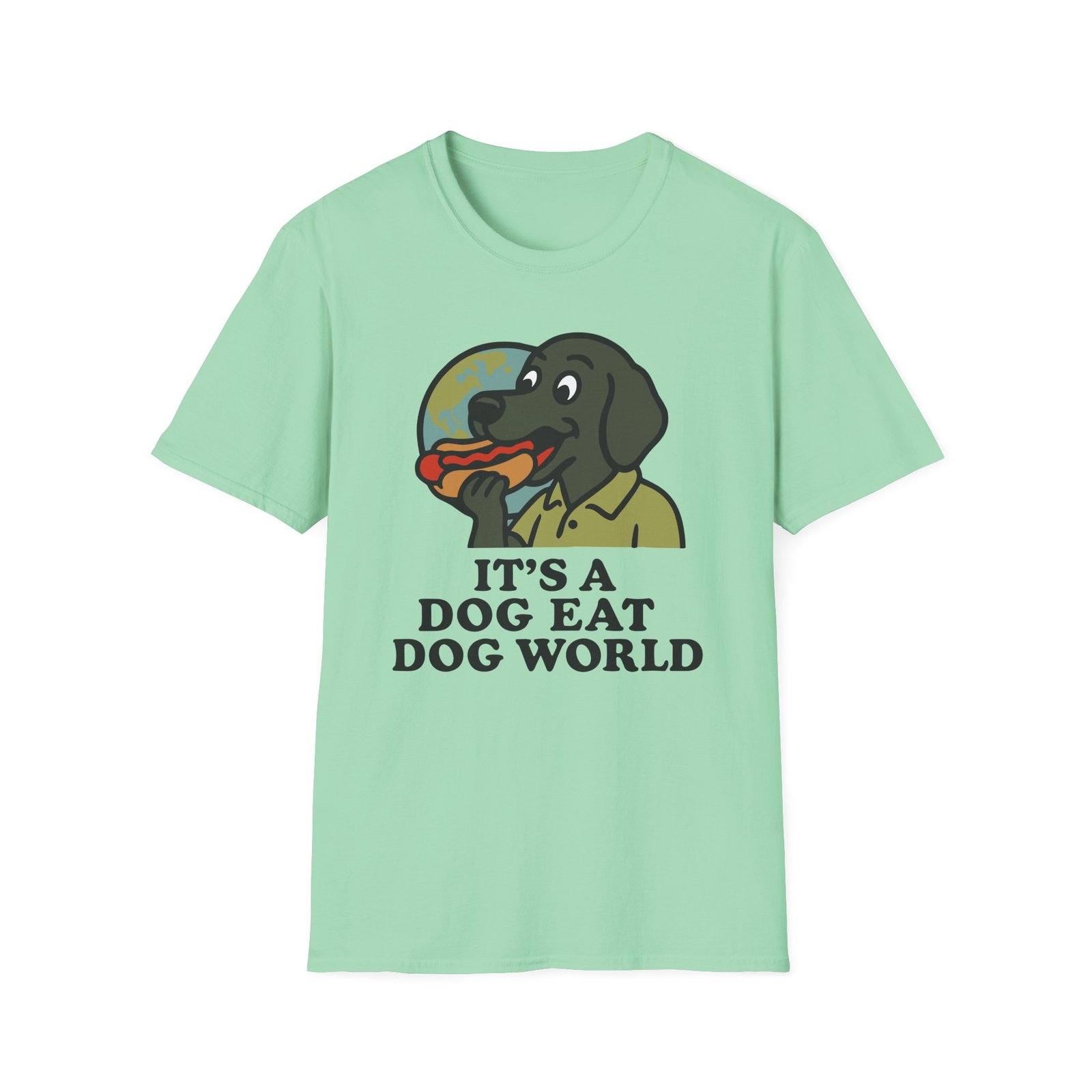 Dog Eat Dog World Unisex Softstyle T-Shirt
